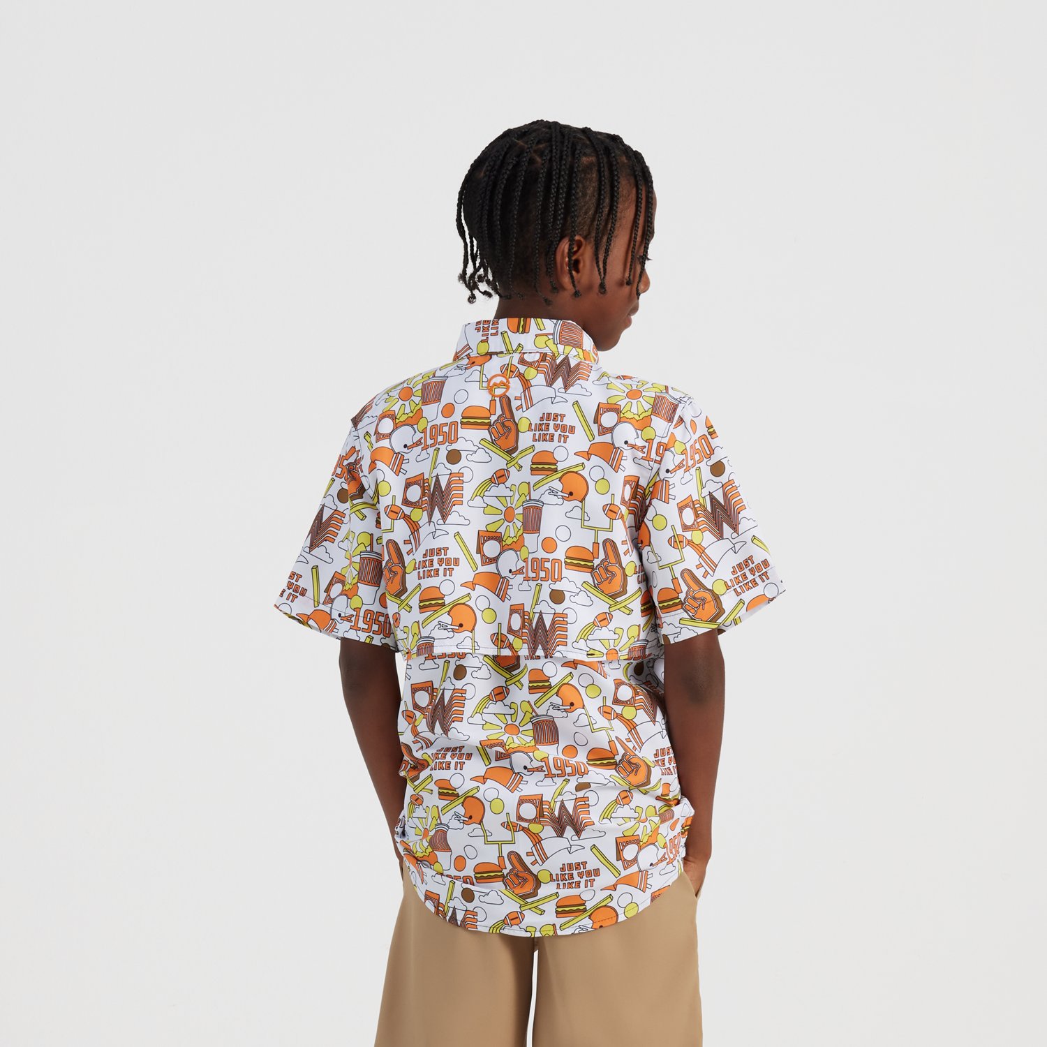 Magellan Outdoors Whataburger Boys' Laguna Madre Happy Crazy Fun Fishing Shirt - view number 2