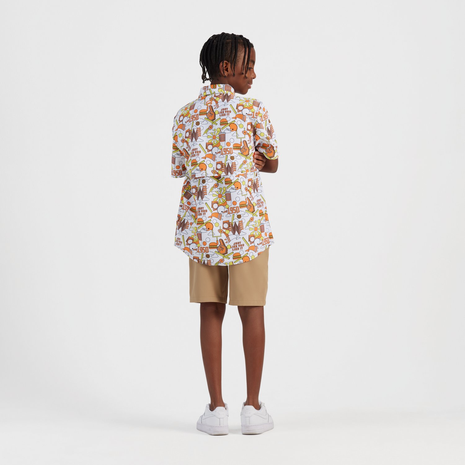 Magellan Outdoors Whataburger Boys' Laguna Madre Happy Crazy Fun Fishing Shirt - view number 3