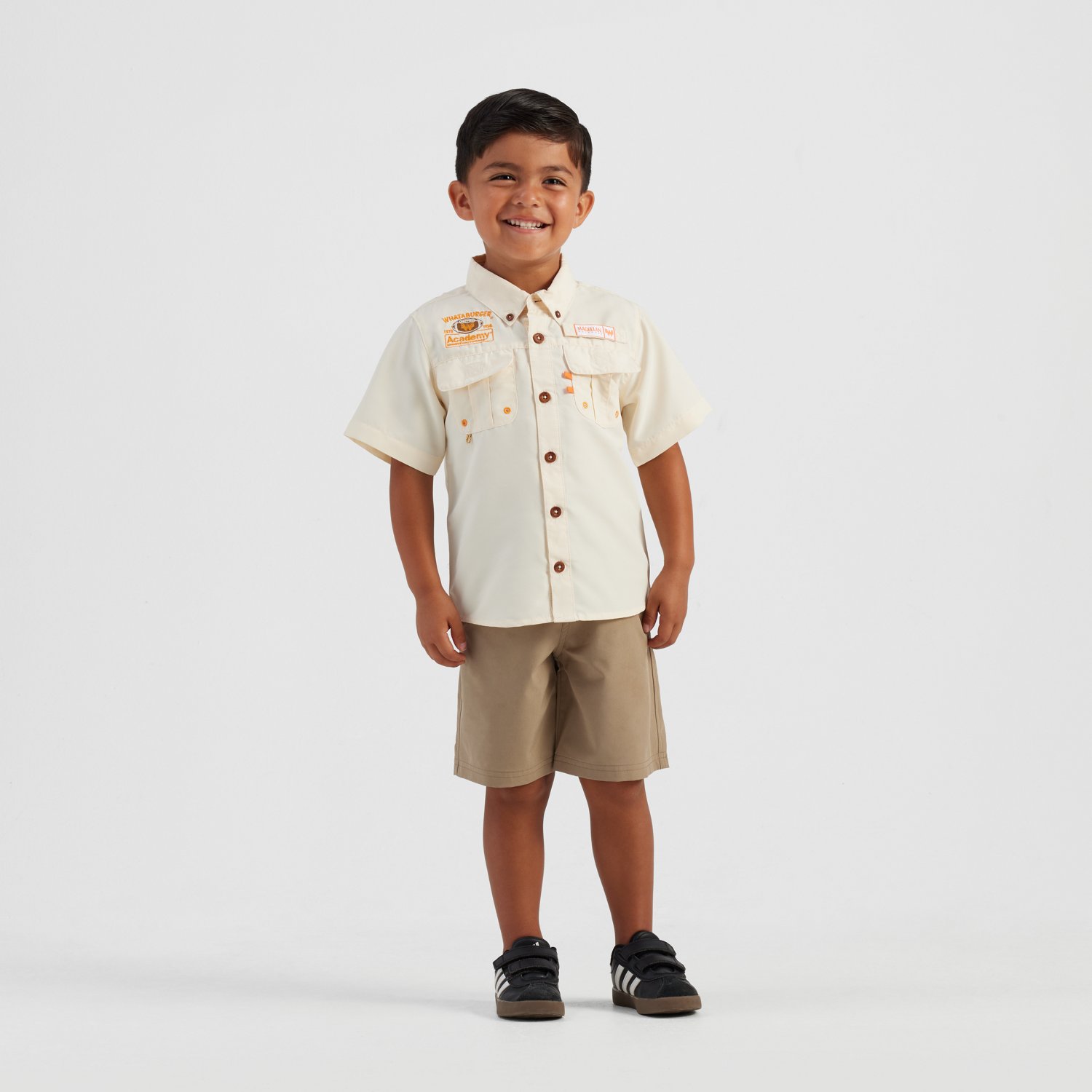 Magellan Outdoors Whataburger Boys' Preschool Laguna Madre Burger & Fries Fishing Shirt - view number 2