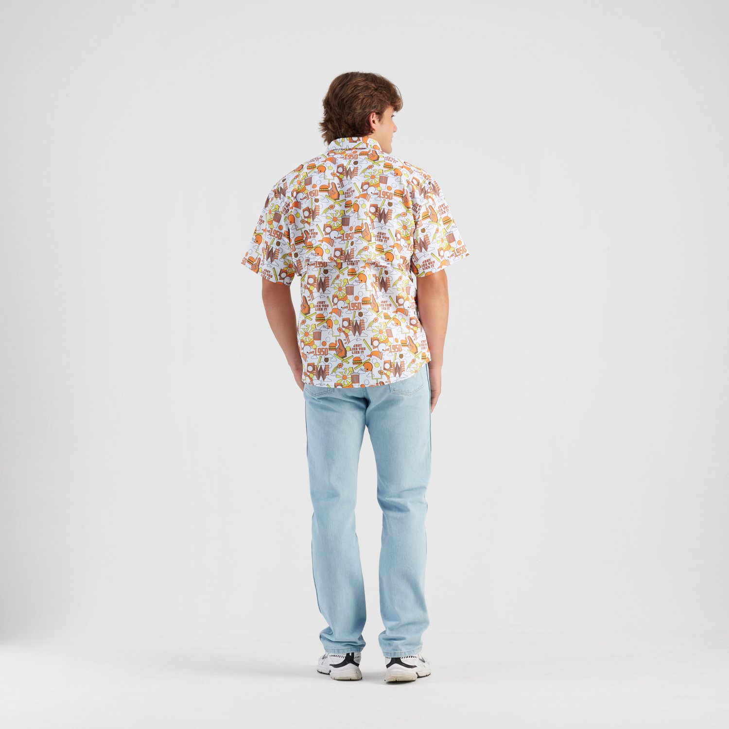 Magellan Outdoors Whataburger Men's Laguna Madre Happy Crazy Fun Fishing Shirt - view number 3
