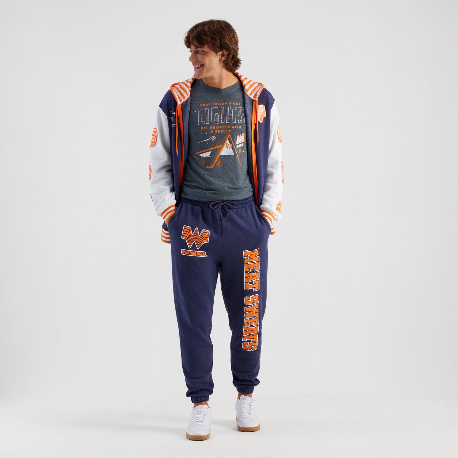 Academy Sports + Outdoors Whataburger Men's Meat Sweats Sweatpants - view number 1