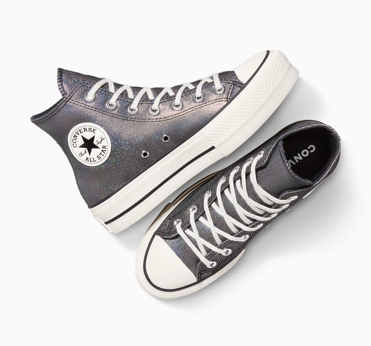 Converse Women's Chuck Taylor All Star Lift Platform Sparkle Shoes - view number 6