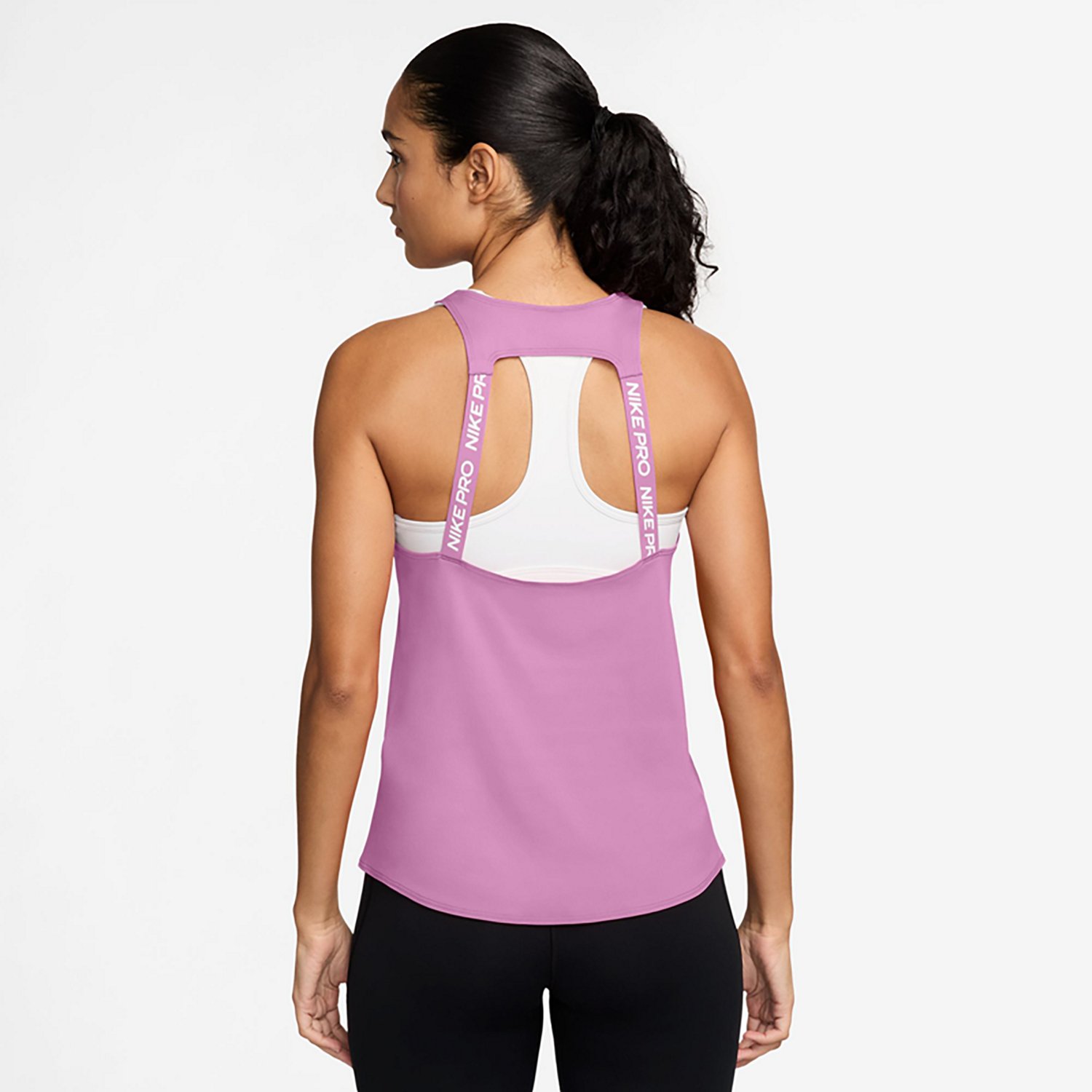 Nike Women's Pro Dri-FIT Tank Elastika Tank Top - view number 2