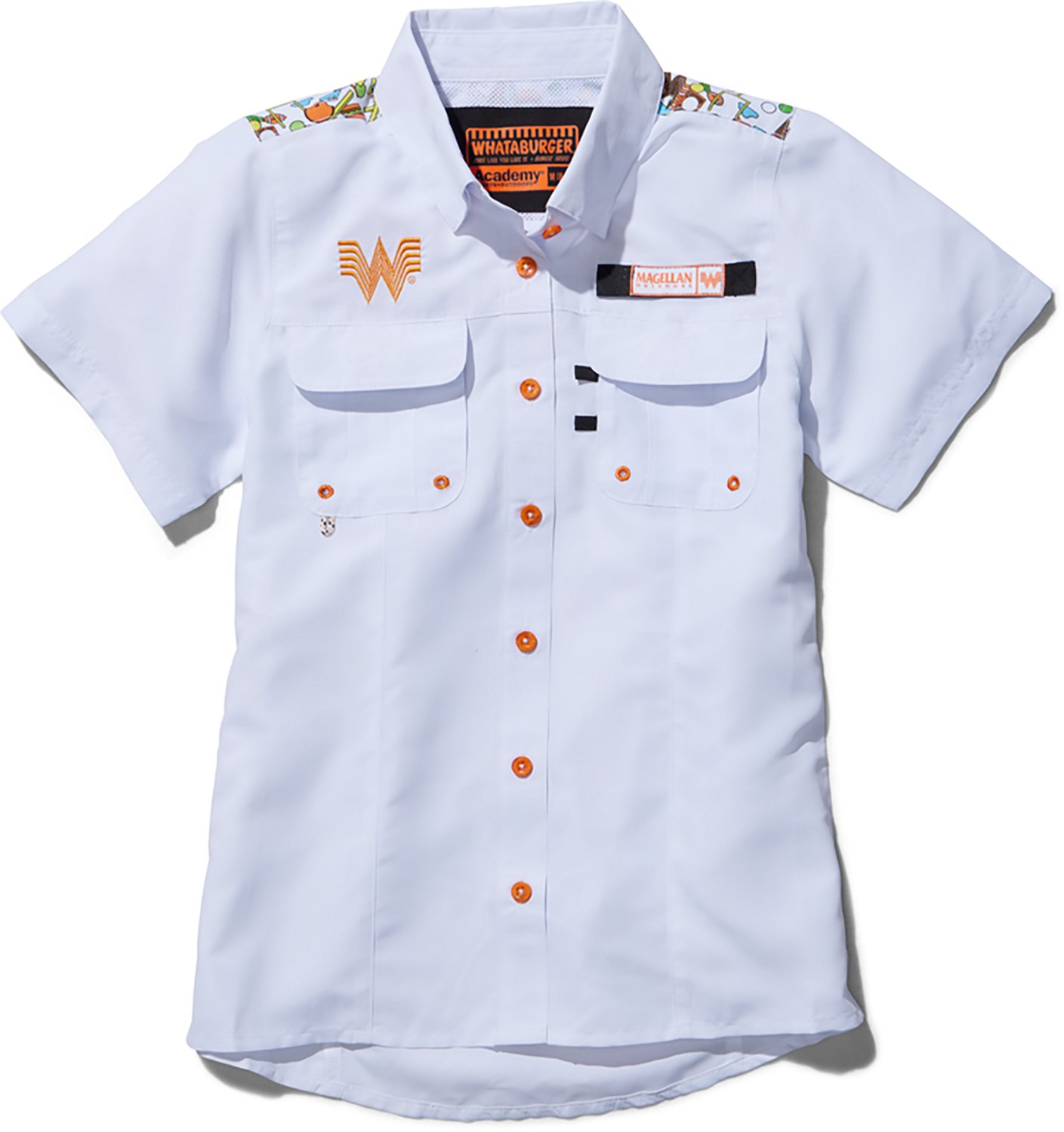 Magellan Outdoors Whataburger Girls' Laguna Madre Happy Fishing Shirt - view number 5
