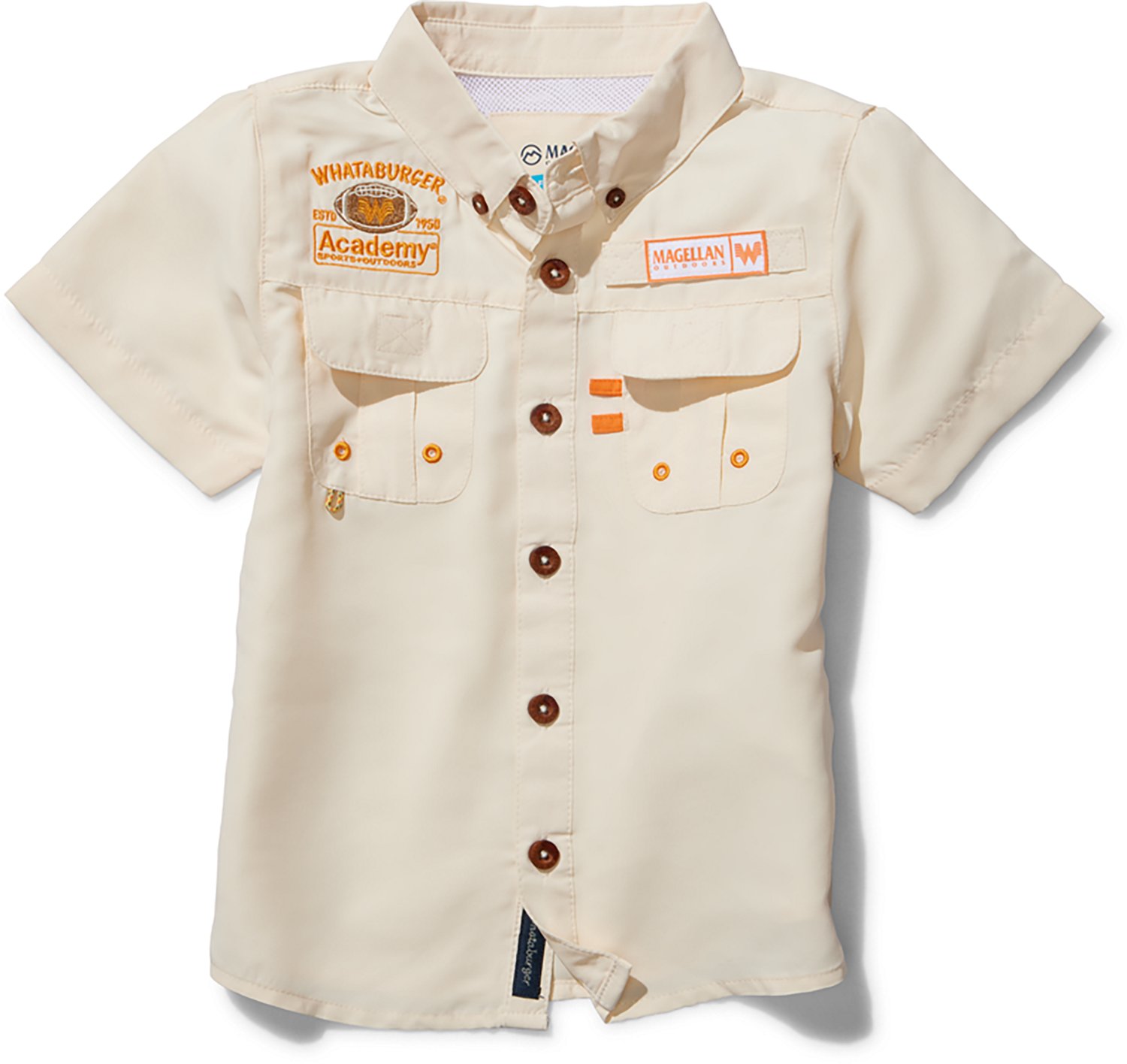 Magellan Outdoors Whataburger Boys' Preschool Laguna Madre Burger & Fries Fishing Shirt - view number 5