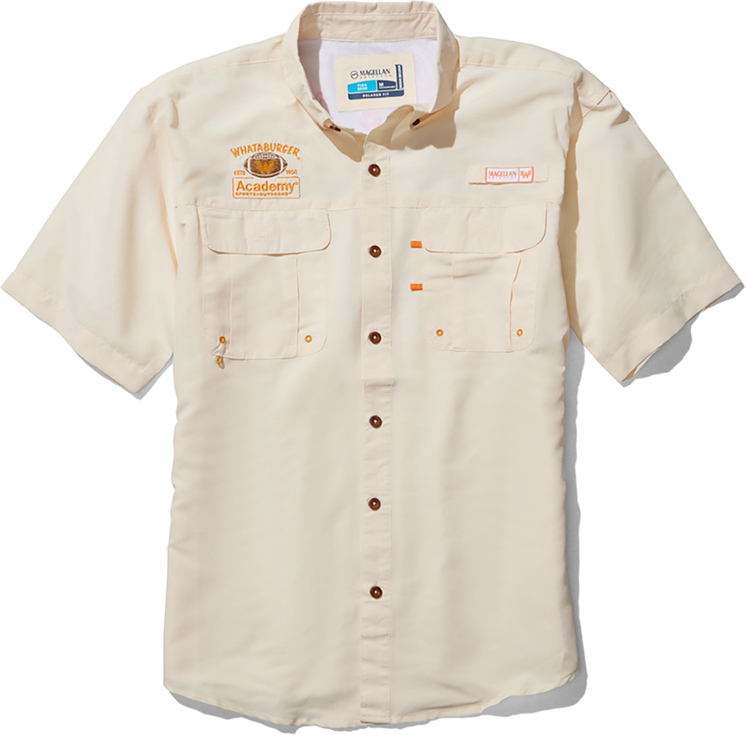 Magellan Outdoors Whataburger Men's Laguna Madre Burger & Fries Button Down Fishing Shirt - view number 5