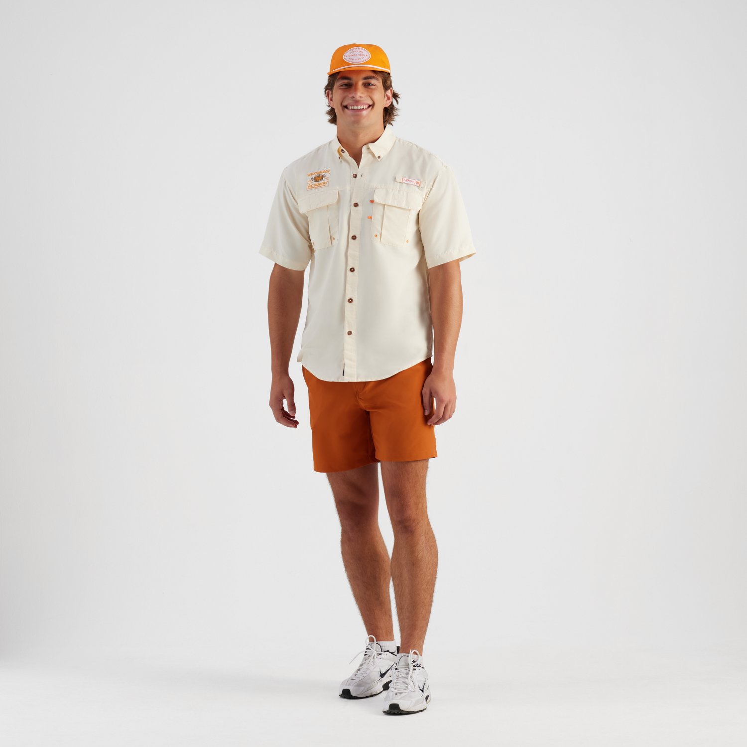 Magellan Outdoors Whataburger Men's Laguna Madre Burger & Fries Button Down Fishing Shirt - view number 2