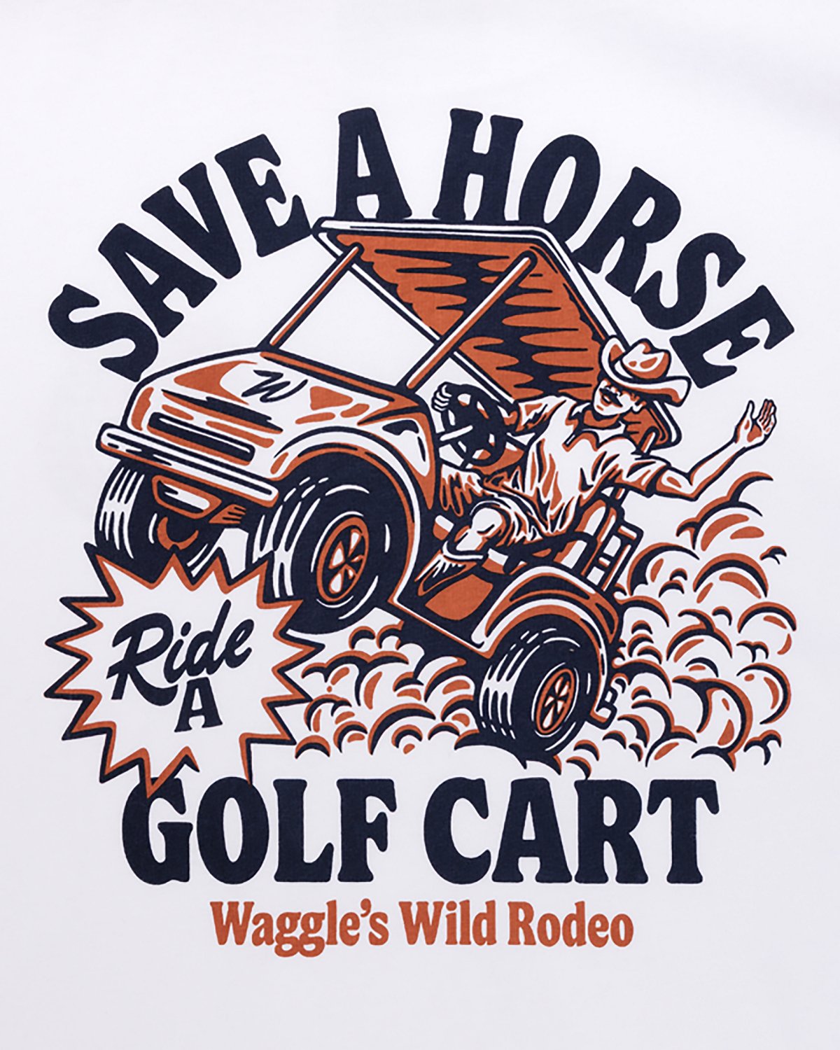 Waggle Men's Waggle's Wild Rodeo Graphic T-shirt - view number 3