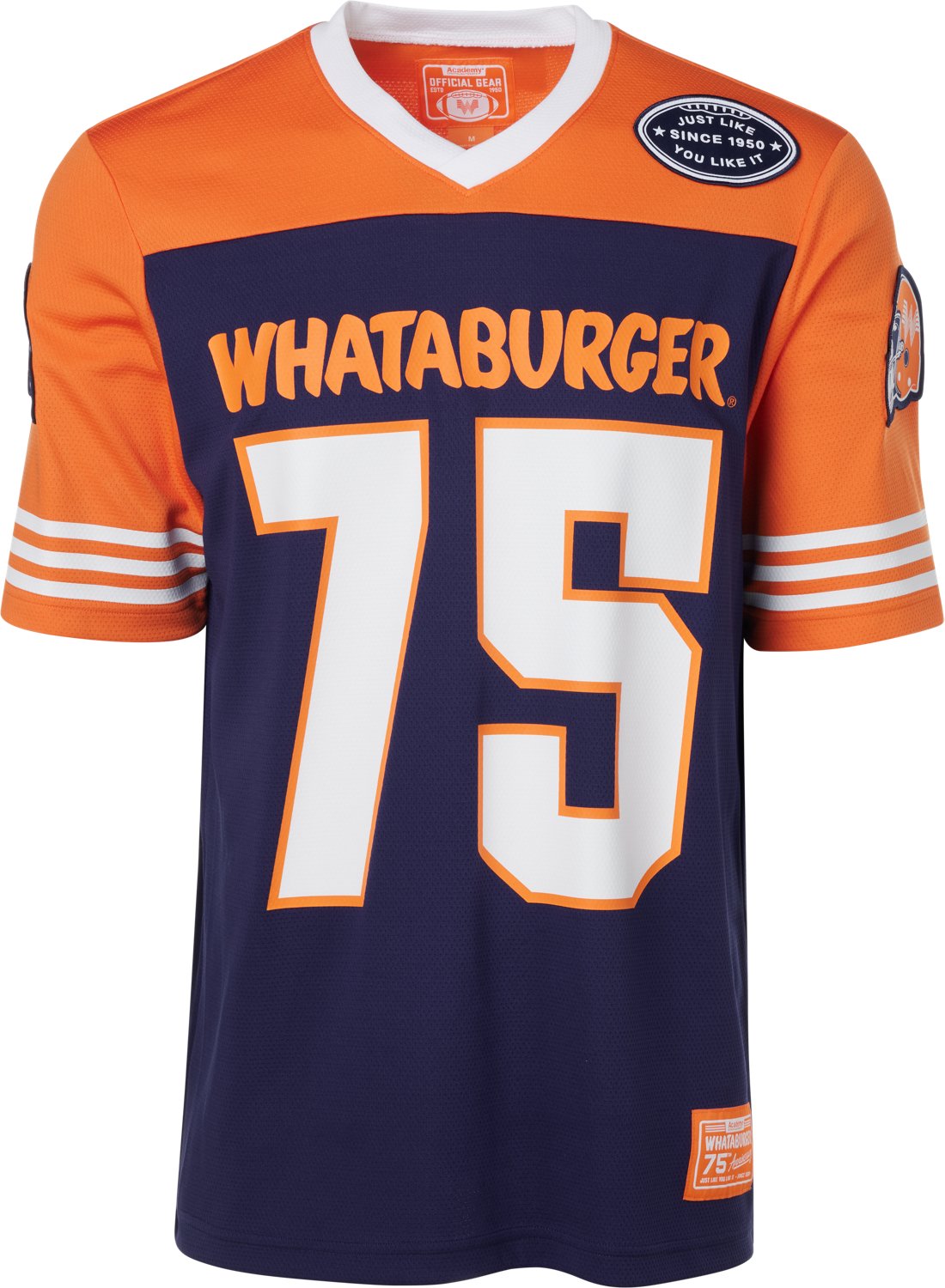 Academy Sports + Outdoors Whataburger Men's Short Sleeve Football Jersey - view number 5
