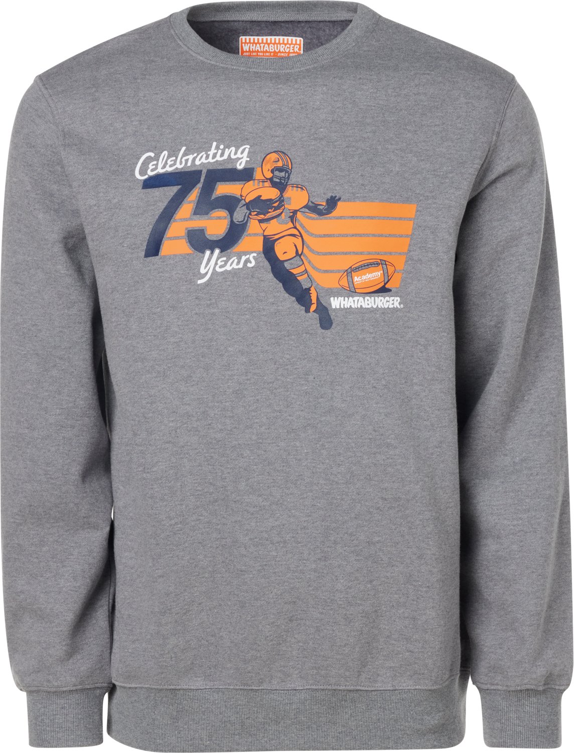 Academy Sports + Outdoors Whataburger Men's 75yrs Sweatshirt - view number 5