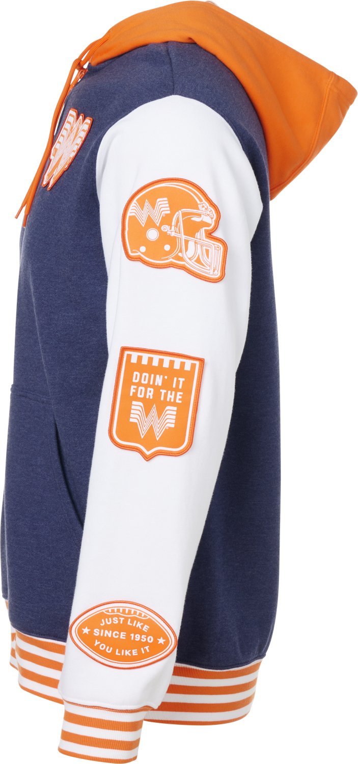 Academy Sports + Outdoors Whataburger Men's Varsity Hoodie - view number 7