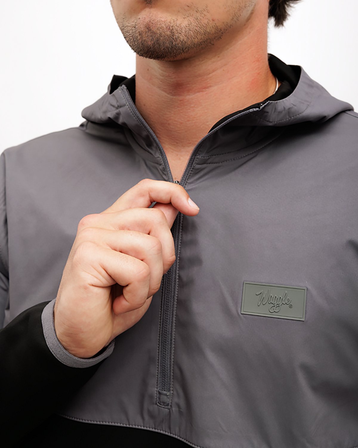 Waggle Men's Ash Zenith Full-Zip Hoodie - view number 3