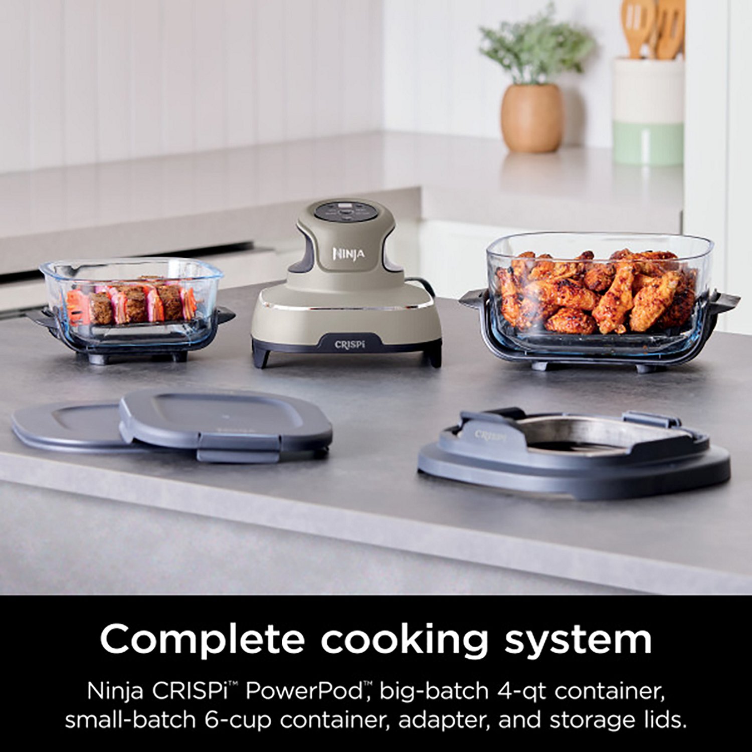 Ninja Crispi 4-in-1 Portable Glass Air Fryer Cooking System - view number 4
