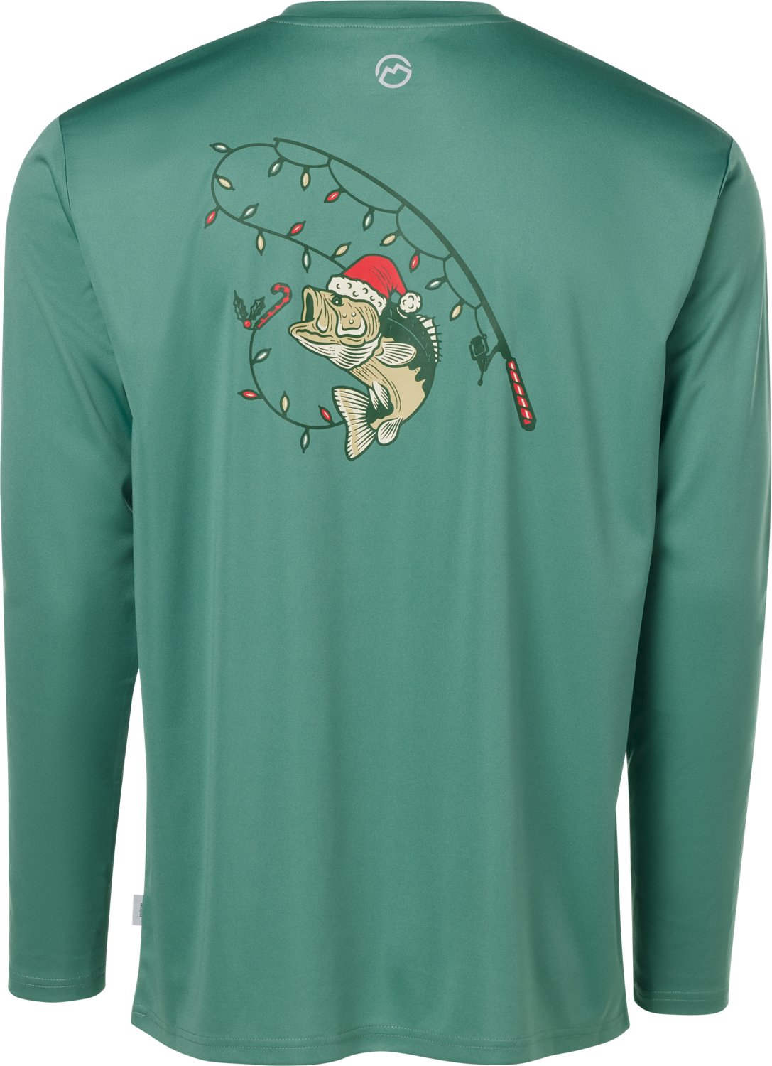 Magellan Outdoors Men's Holiday Catch GFX Crew Long Sleeve T-shirt - view number 4