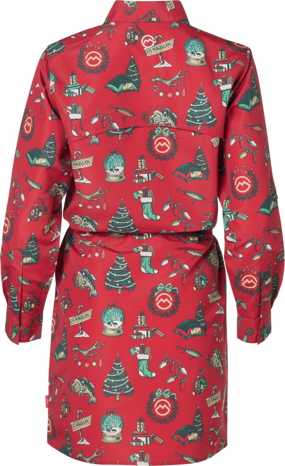 Magellan Outdoors Women's Laguna Madre Holiday Illustrations Long Sleeve Dress - view number 2