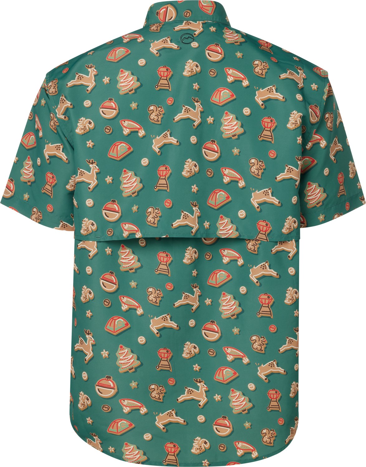 Magellan Outdoors Men's Laguna Madre Holiday Cookies Fishing Shirt - view number 3