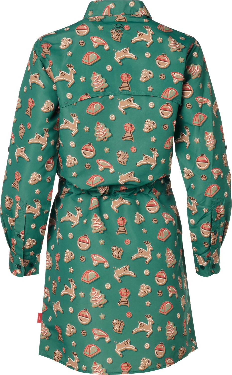 Magellan Outdoors Women's Laguna Madre Holiday Cookie Long Sleeve Dress - view number 3