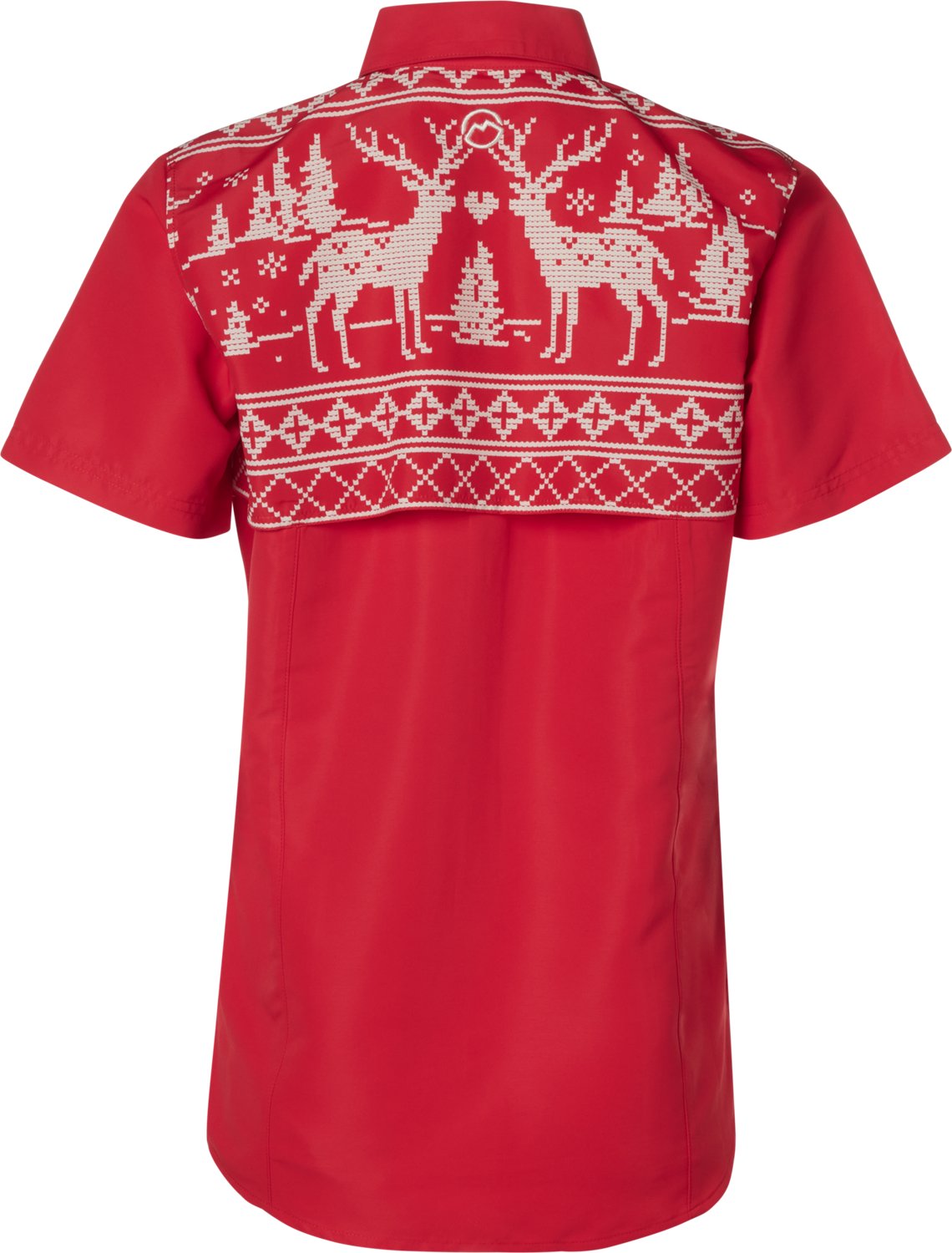 Magellan Outdoors Women's Laguna Madre Scenic Deer Button Up Fishing Shirt - view number 3