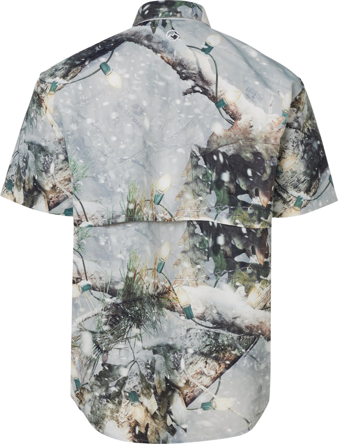 Magellan Outdoors Men's Laguna Madre Holiday Mossy Oak Break-Up Country Snowdrift 2.0 Fishing Shirt - view number 2