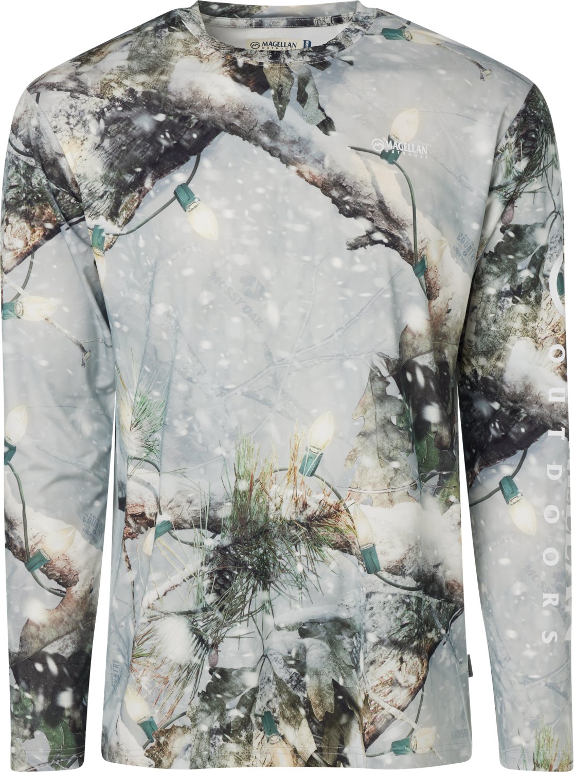 Magellan Outdoors Men's Holiday Mossy Oak Break-Up Country Snowdrift 2.0 Long Sleeve T-shirt - view number 1