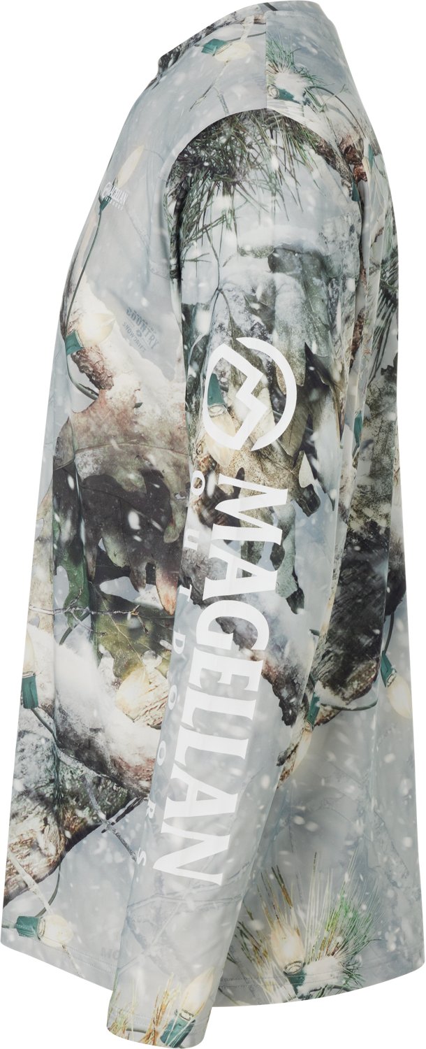 Magellan Outdoors Men's Holiday Mossy Oak Break-Up Country Snowdrift 2.0 Long Sleeve T-shirt - view number 3