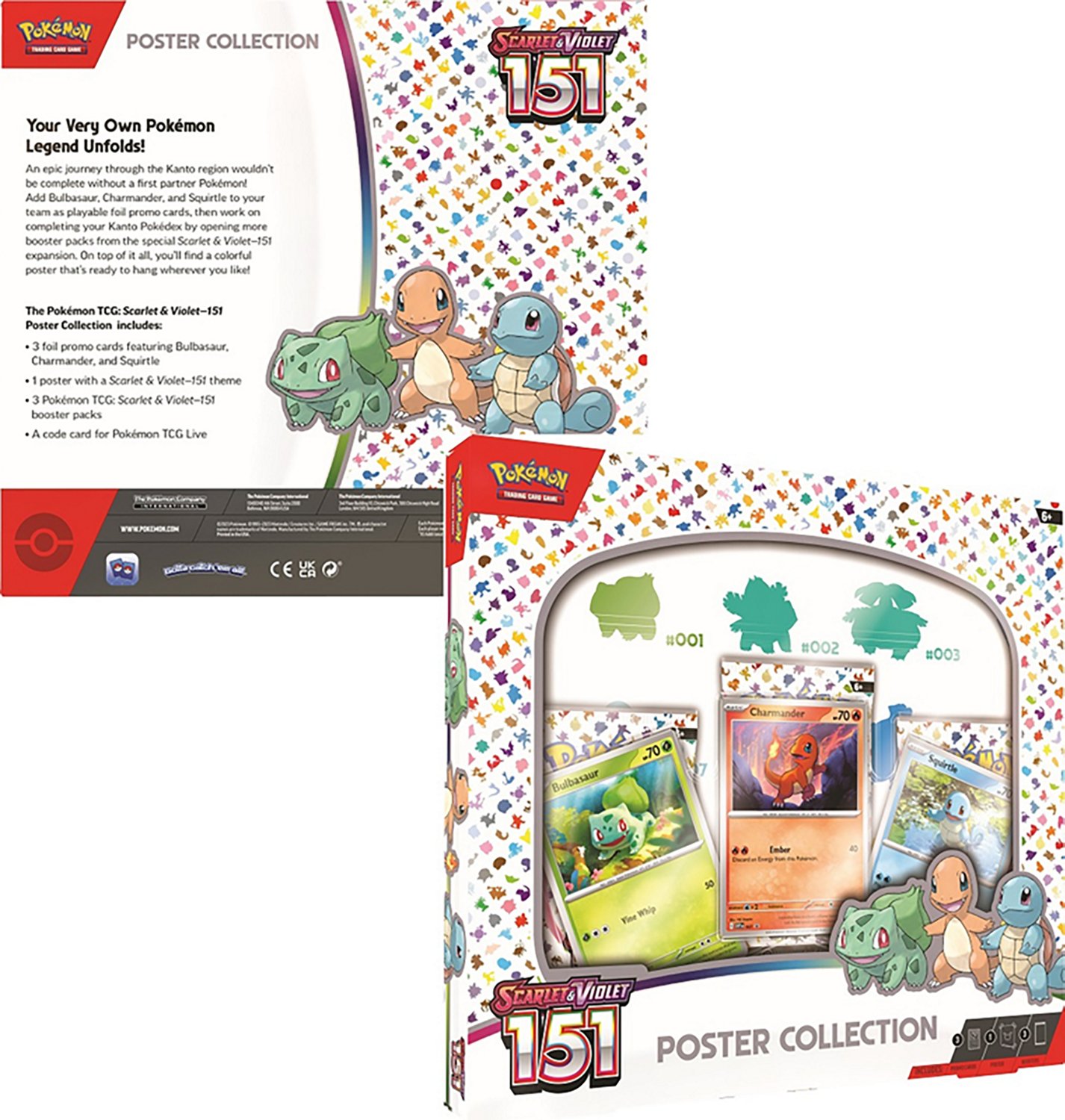 Pokémon TCG Scarlet & Violet 3.5 151 Poster Collection - view number 2