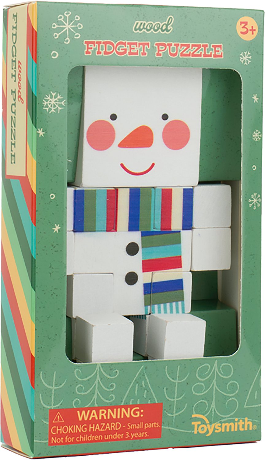 Toysmith Holiday Wood Fidget Puzzle