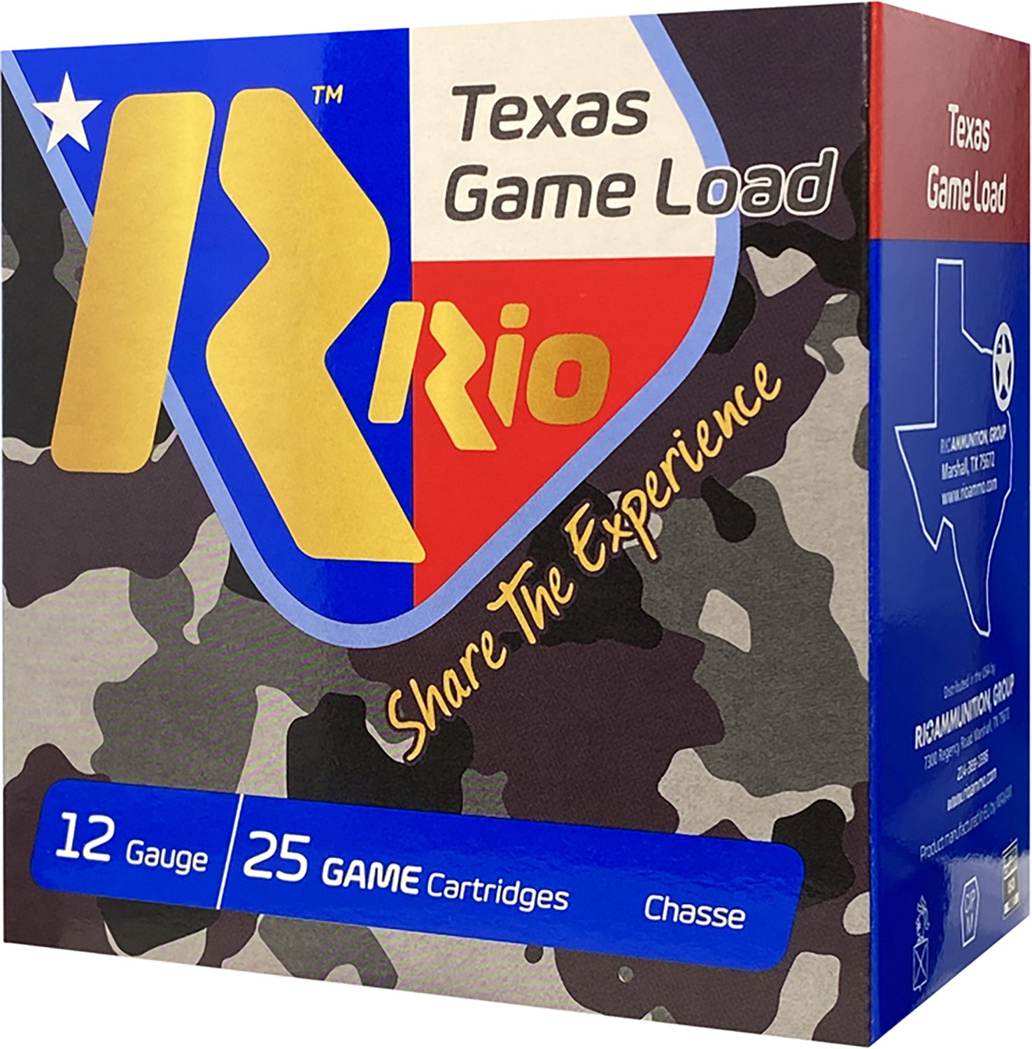 Rio Ammunition High Velocity Texas Game Load 12 GA Shotshells - 25 rounds