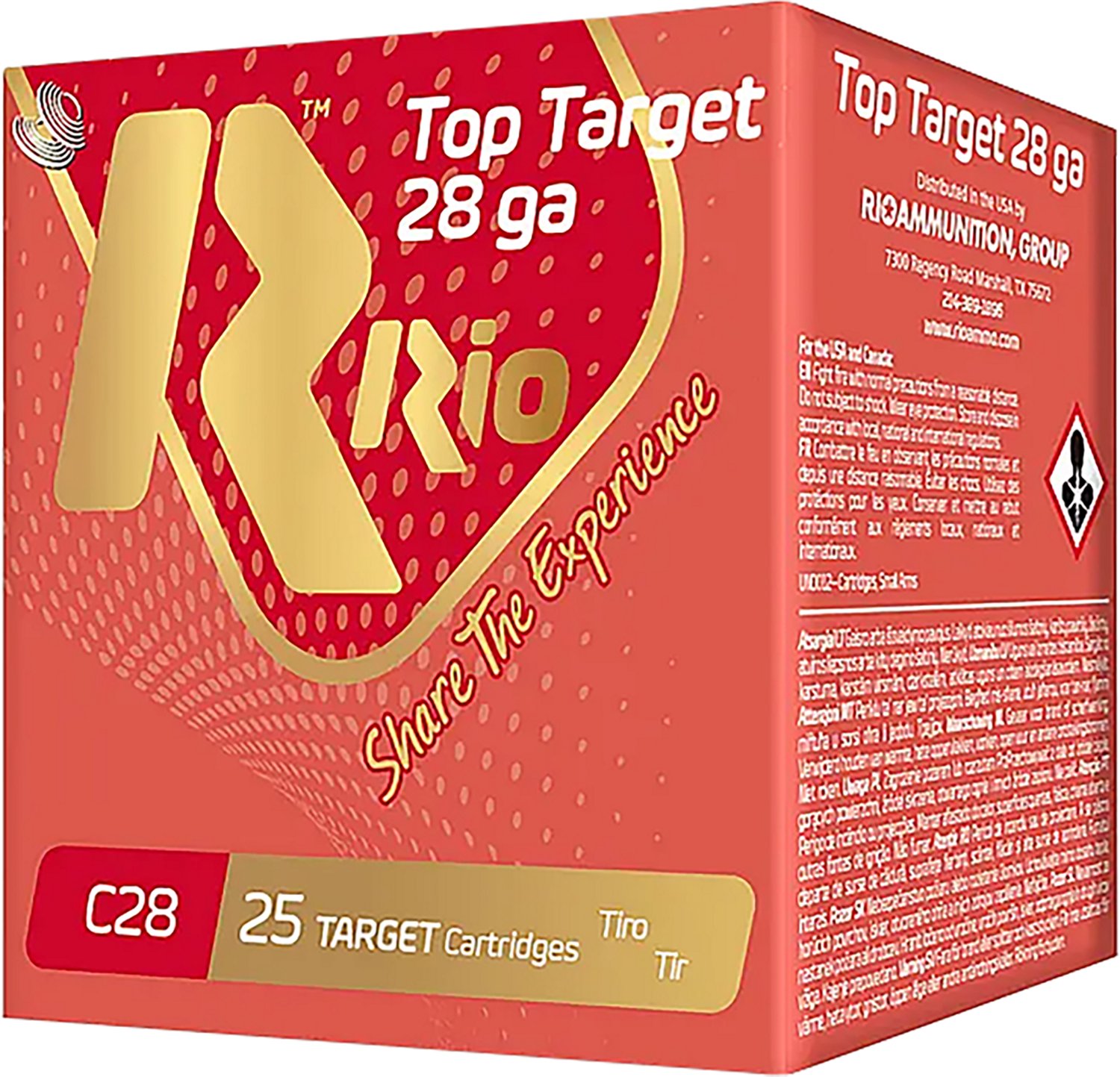 Rio Ammunition Game Load 28 Gauge Shotshells - 25 rounds