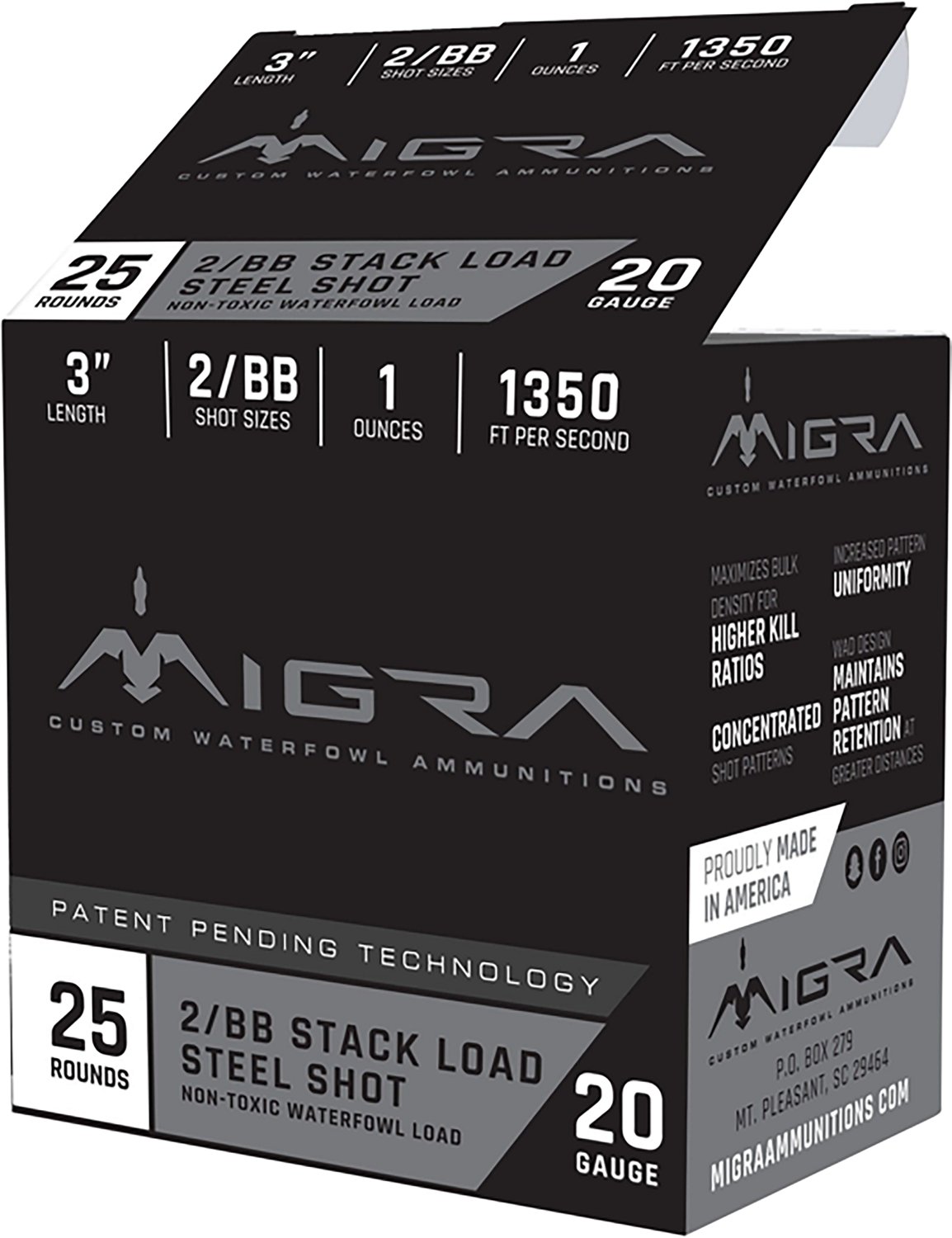 Migra Combinational 20 Gauge Shotshells - 25 Rounds - view number 1