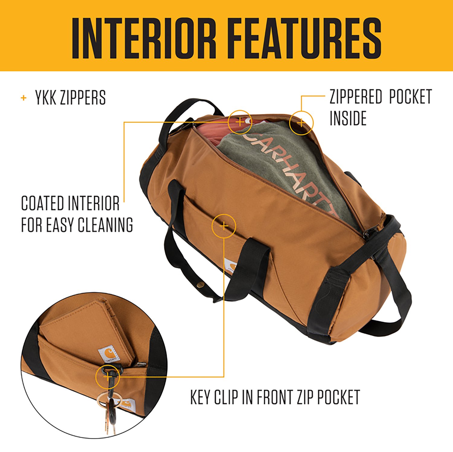Carhartt Classic Round Duffel Bag - view number 2