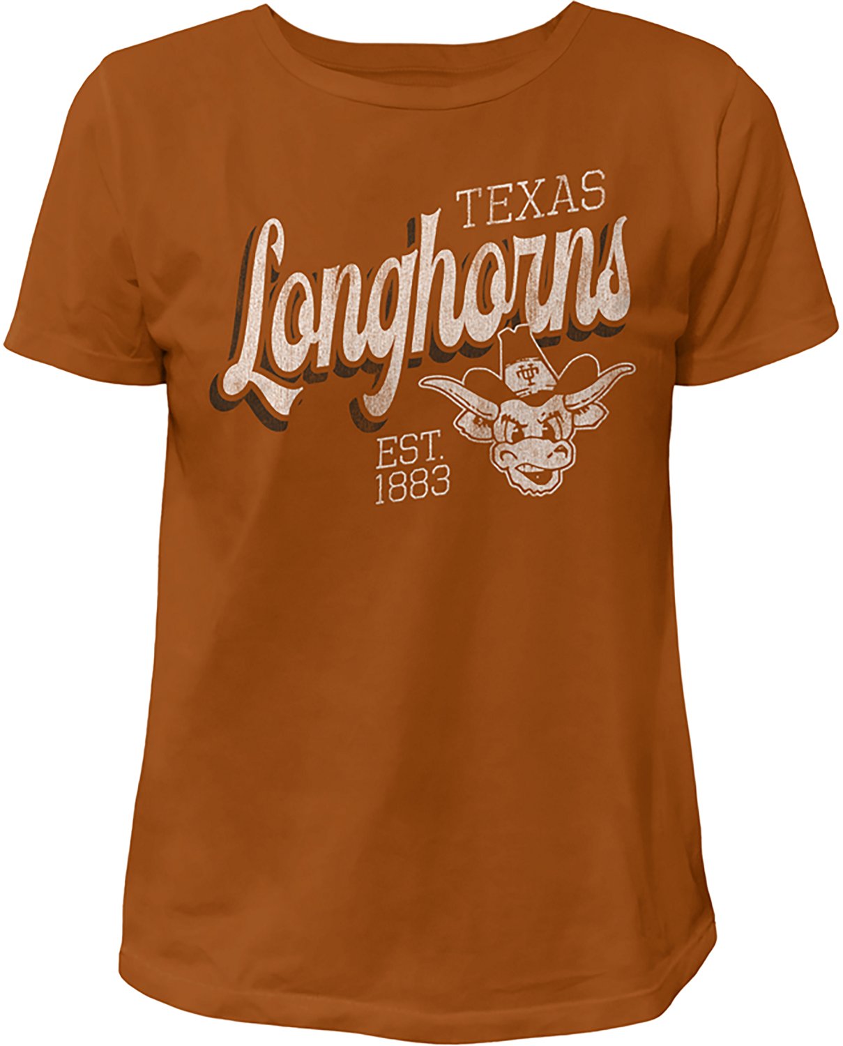 WILDCAT RETRO Women's Texas Script Boxy T-shirt - view number 3