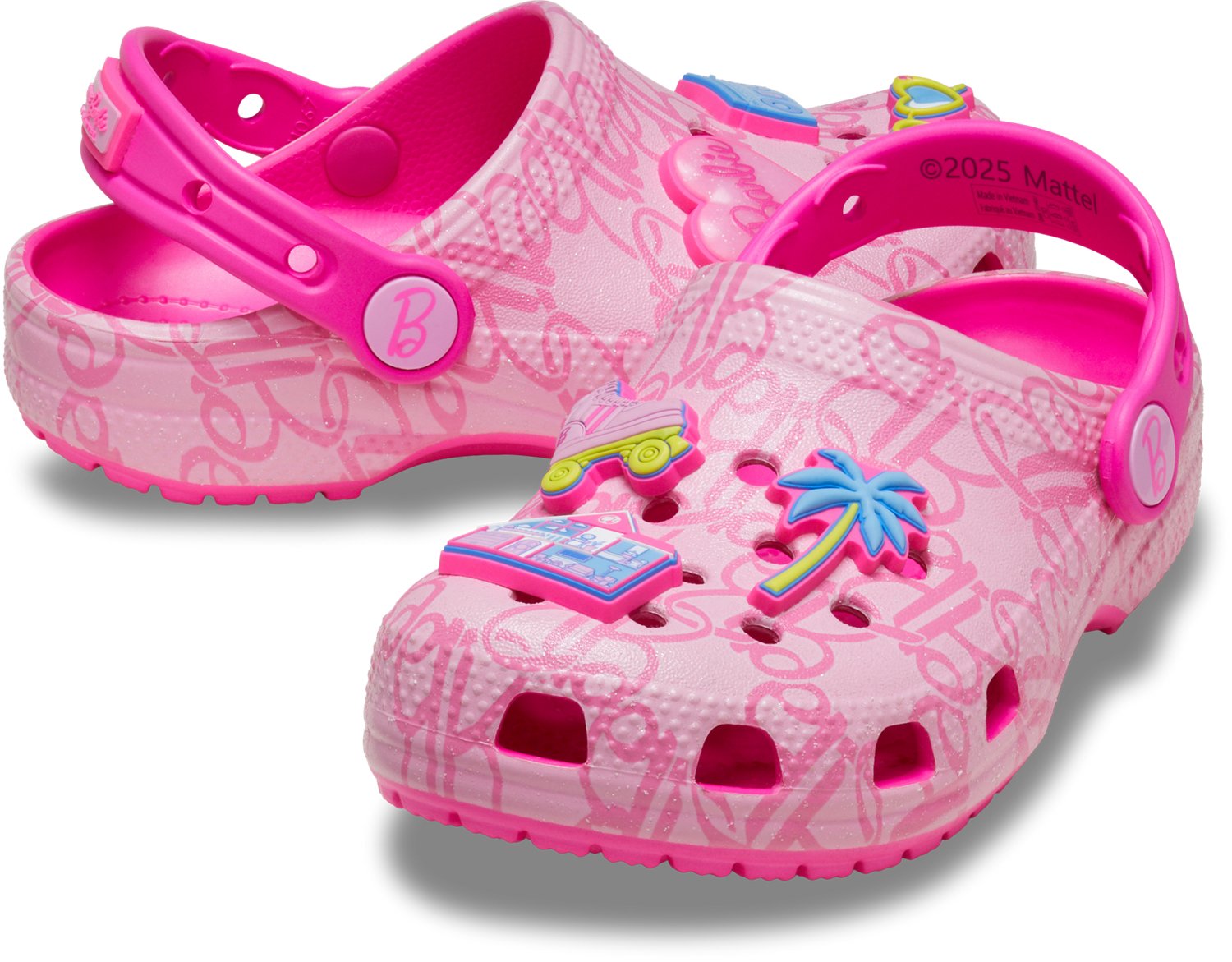 Crocs Toddlers' Classic Mattel Barbie Clogs - view number 3