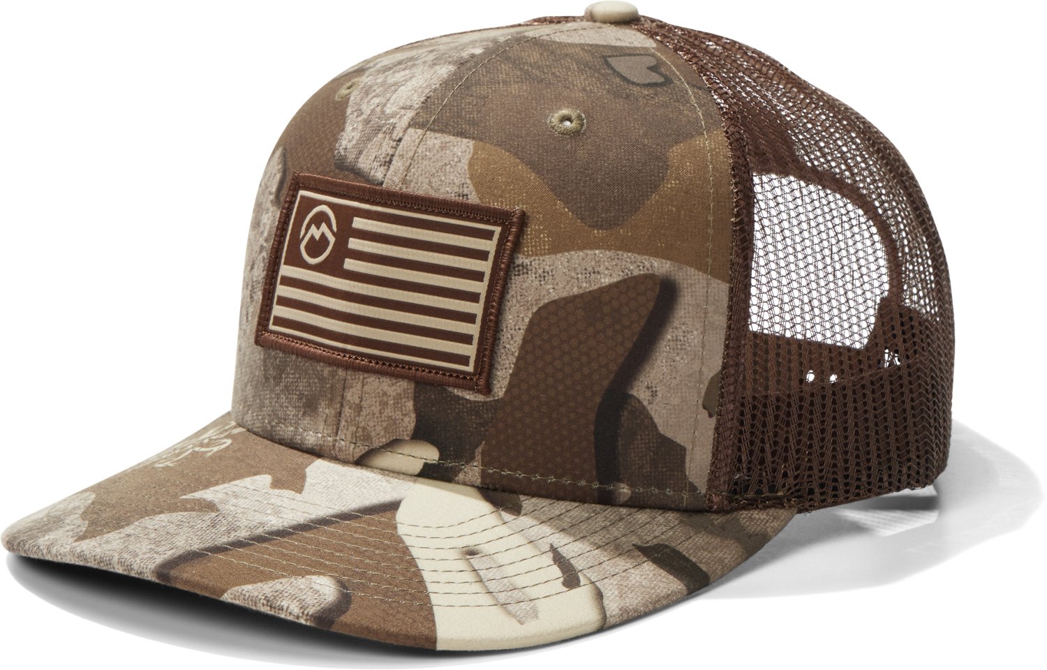 Magellan Outdoors Adults' HuntGear Flag Logo Trucker Hat