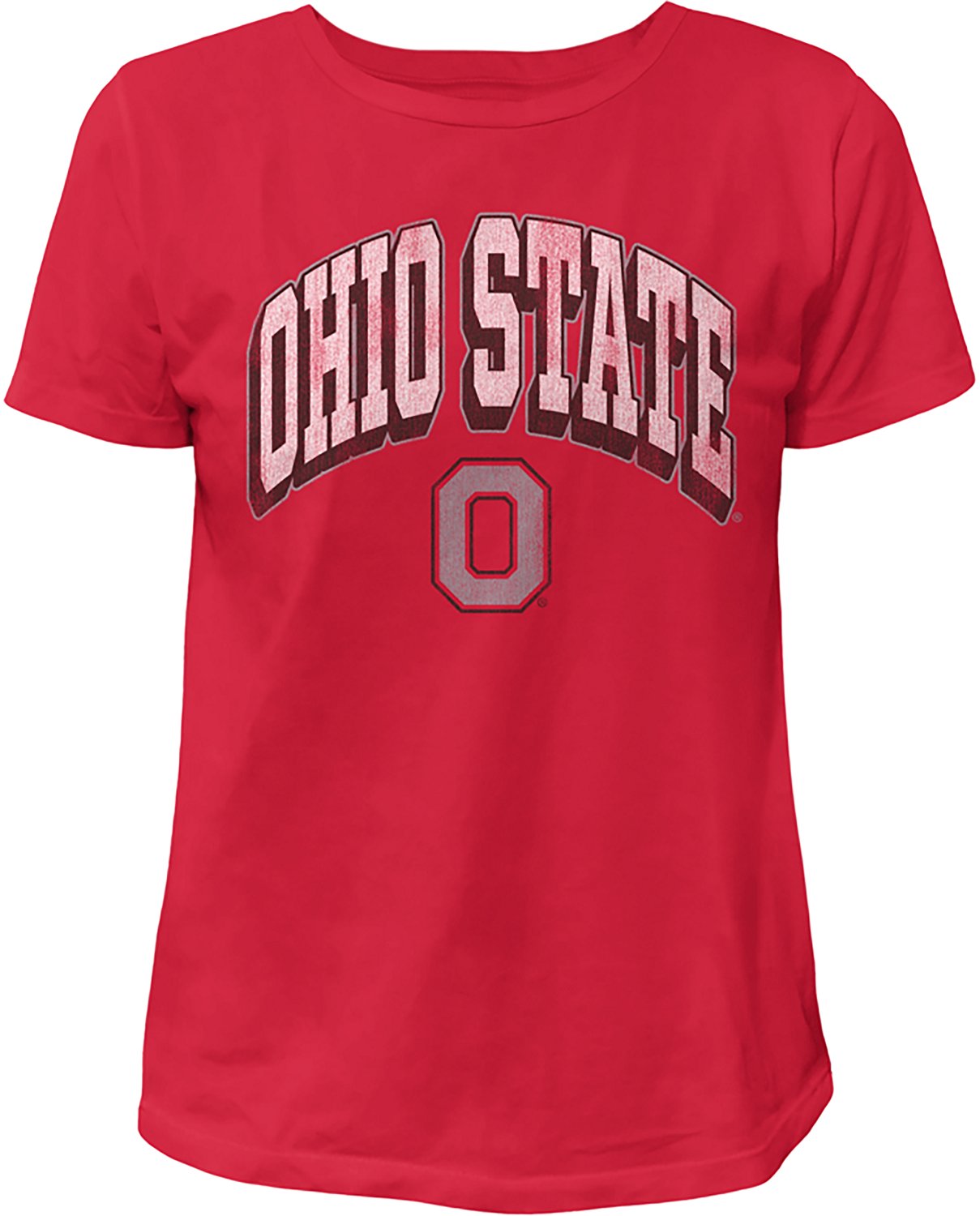 WILDCAT RETRO Women's Ohio State Arch Shadow Boxy T-shirt - view number 1