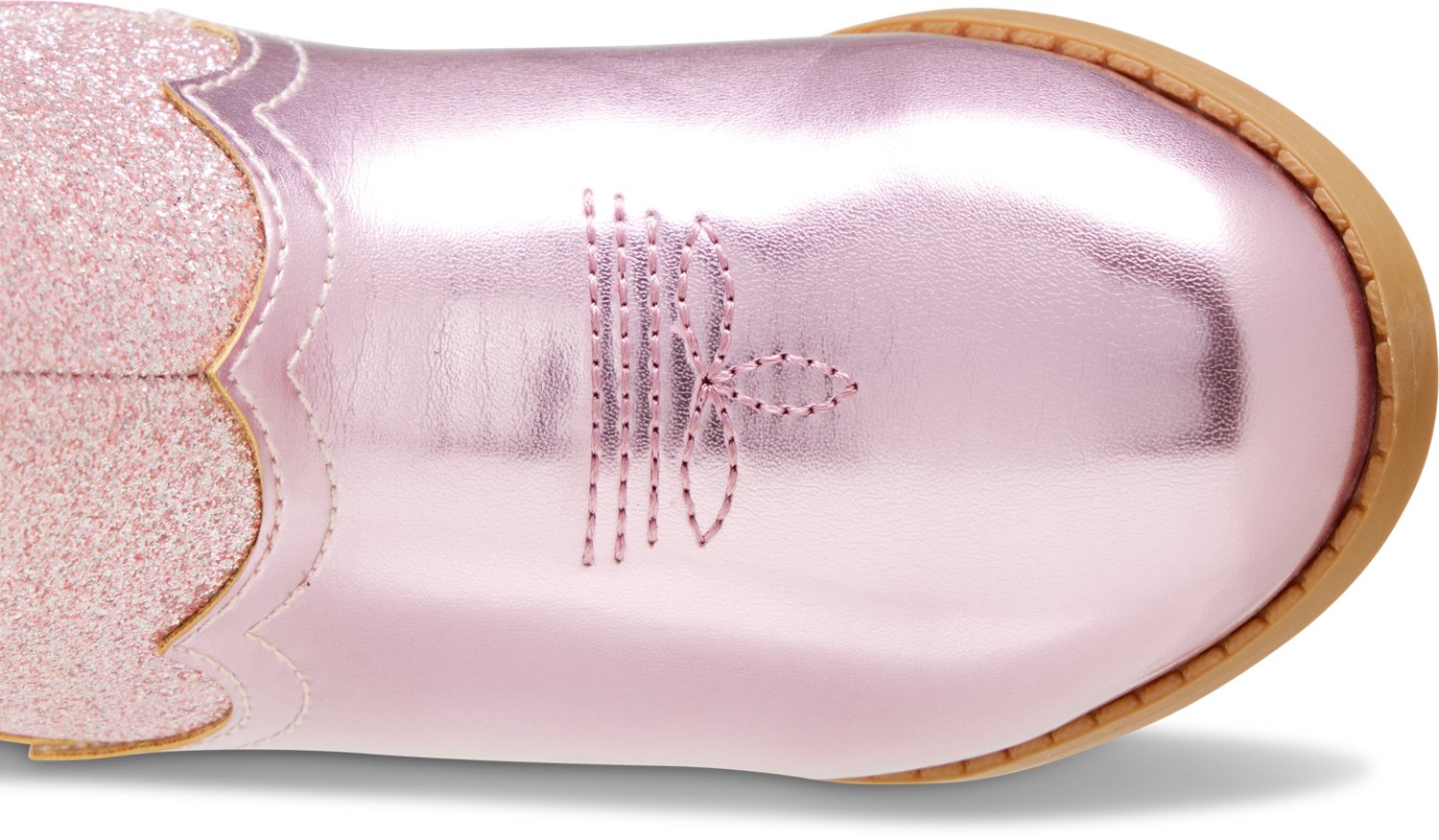 Magellan Outdoors Toddler Girl's Glitter Heart Western Boots - view number 3