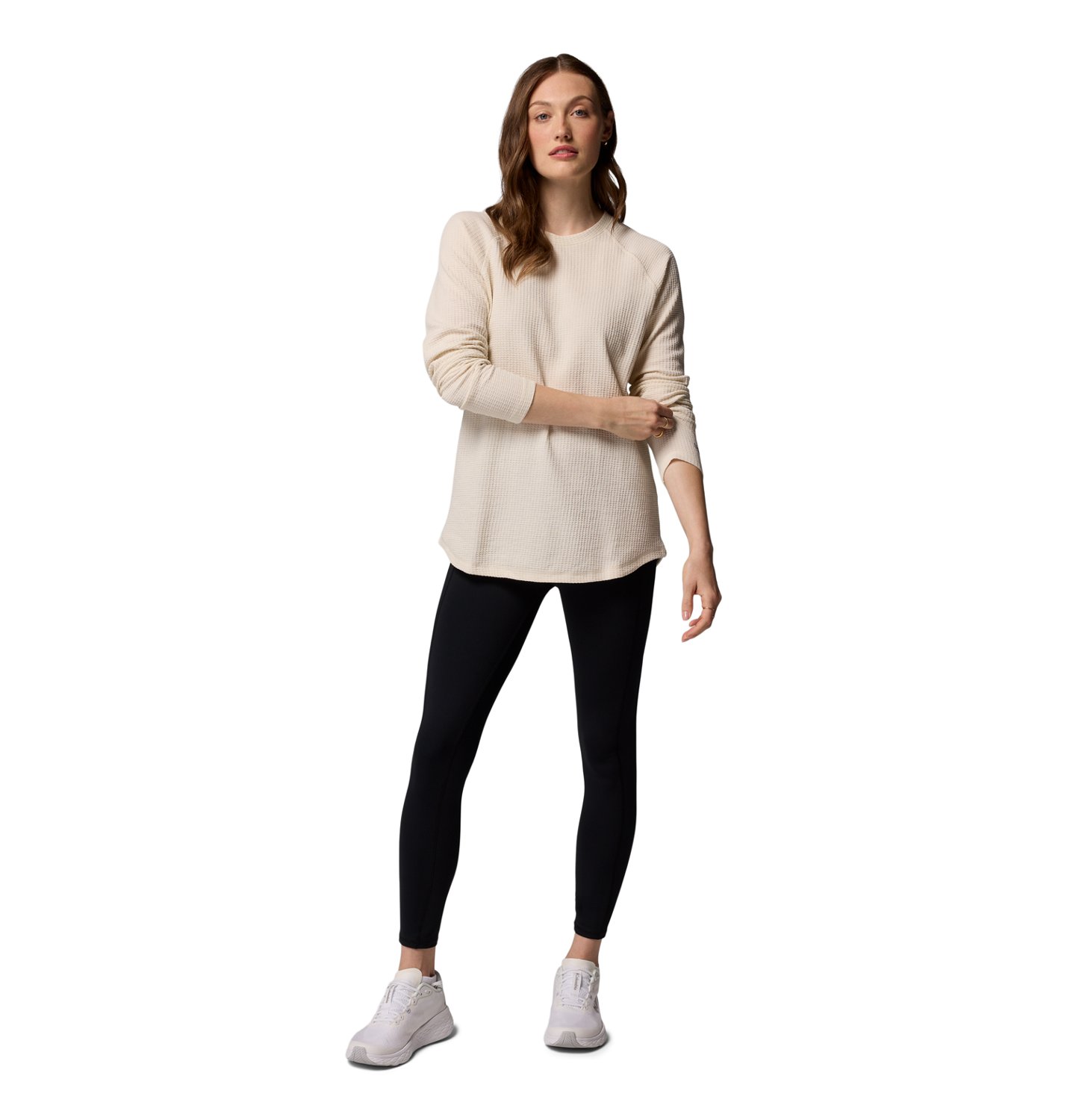 Columbia Women's Holly Springs Waffle Long Sleeve Top - view number 3