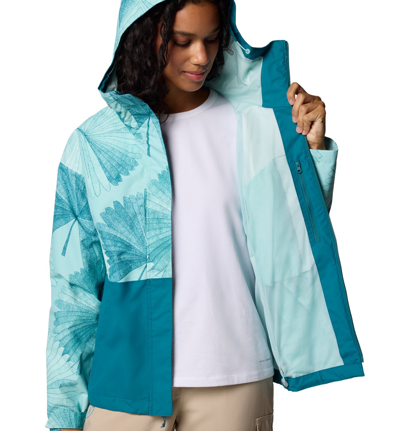 Columbia Sportswear Women's Hikebound™ Printed Rain Hiking Jacket - view number 4