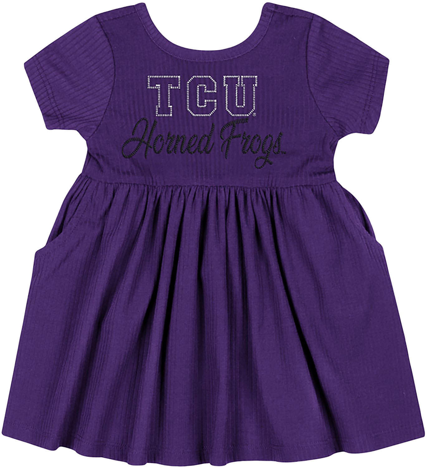 Colosseum Athletics Infants' TCU Flarietta Short Sleeve Dress - view number 1