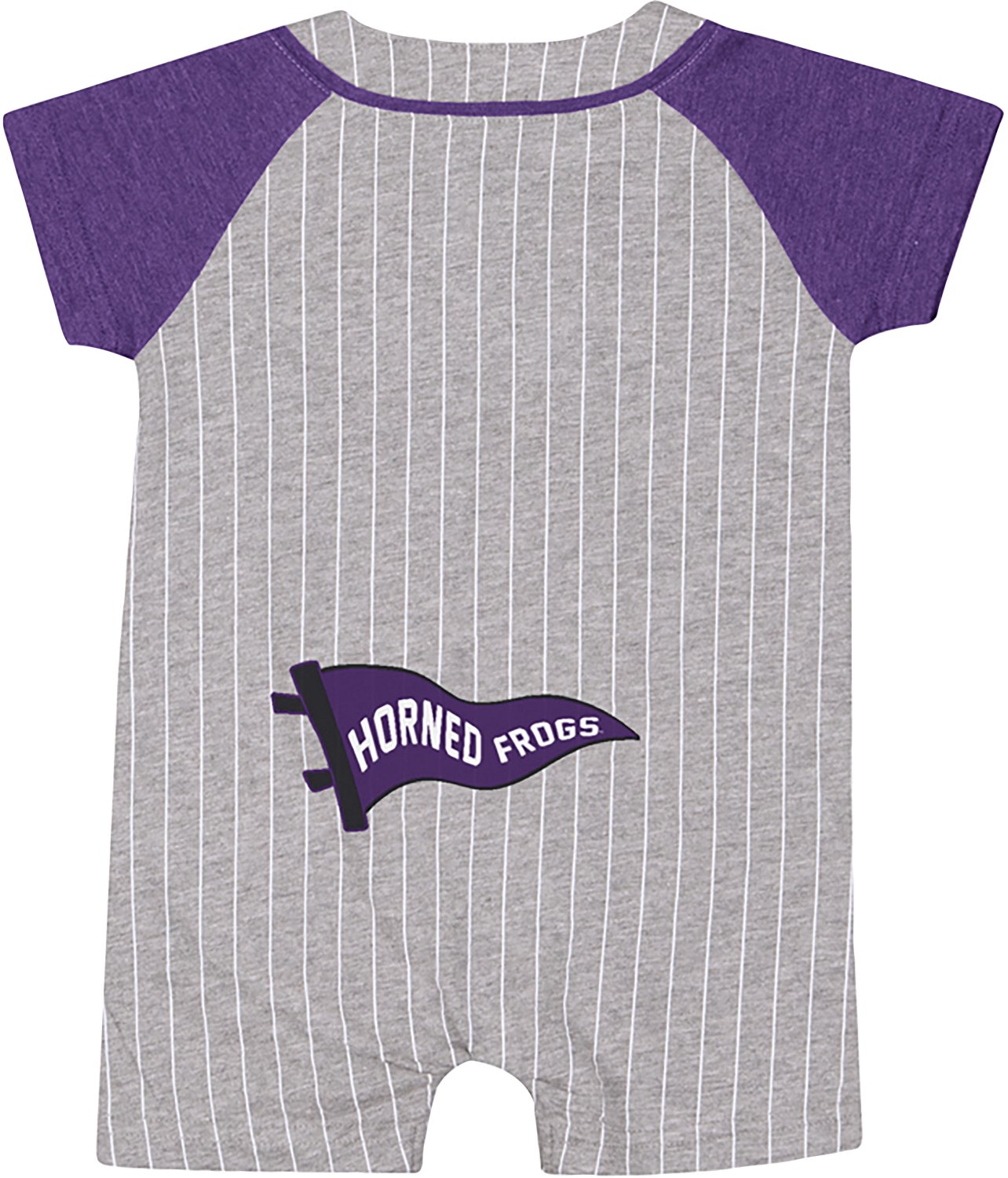Colosseum Athletics Infants' TCU Airball Short Sleeve Romper - view number 2