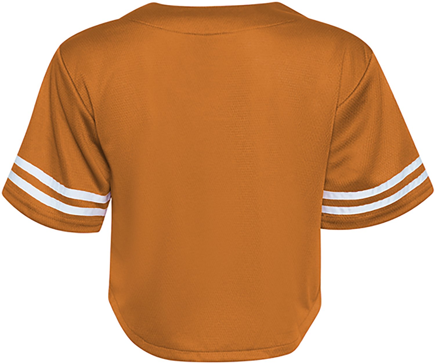 Hype and Vice Women's Texas Longhorns Cropped Football Jersey - view number 3