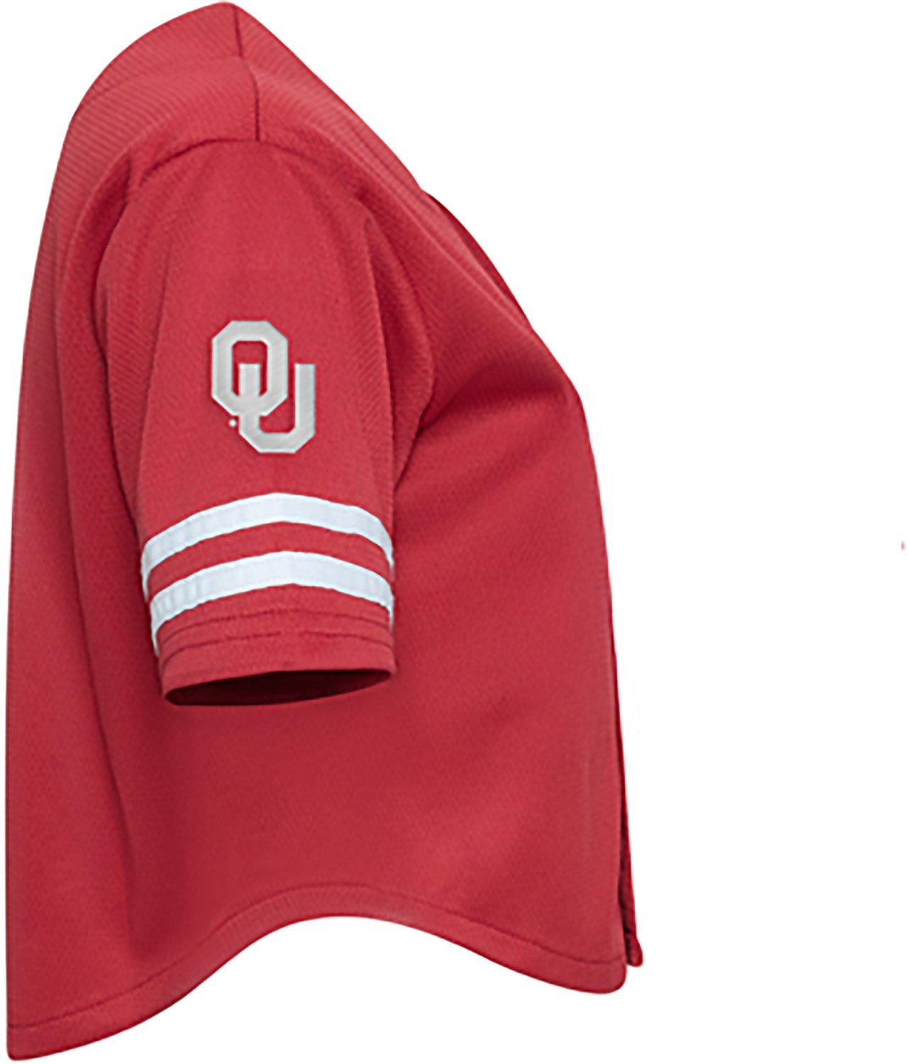Hype and Vice Women's Oklahoma Sooners Cropped Football Jersey - view number 2