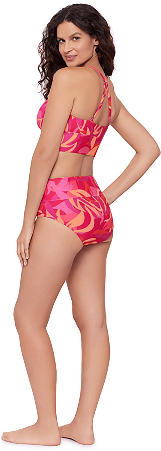 Eco Beach Women's Long Line Bralette Swim Top                                                                                    - view number 3