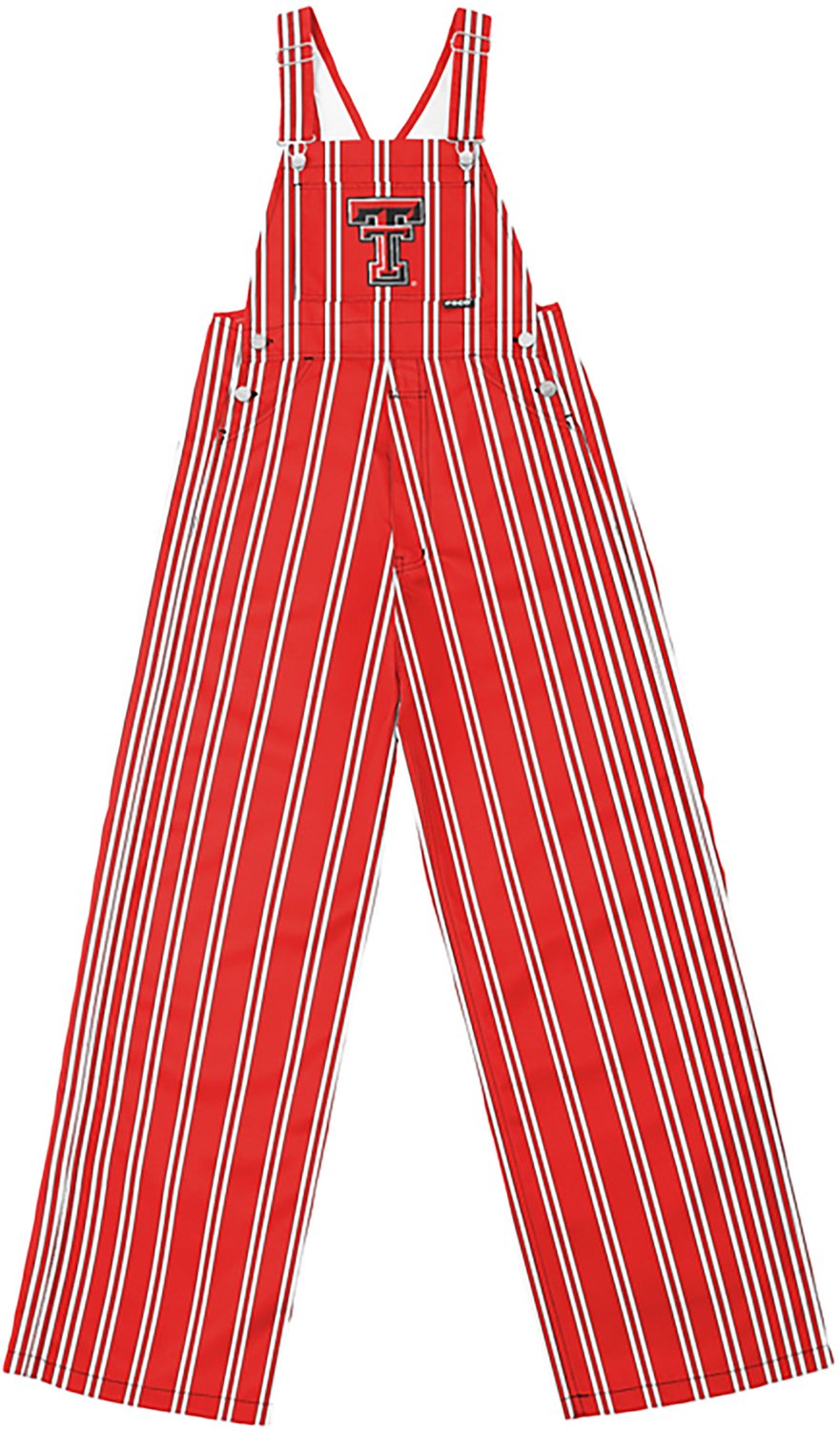 FOCO Men's Texas Tech Sideline Spirit Stripe Overalls - view number 3