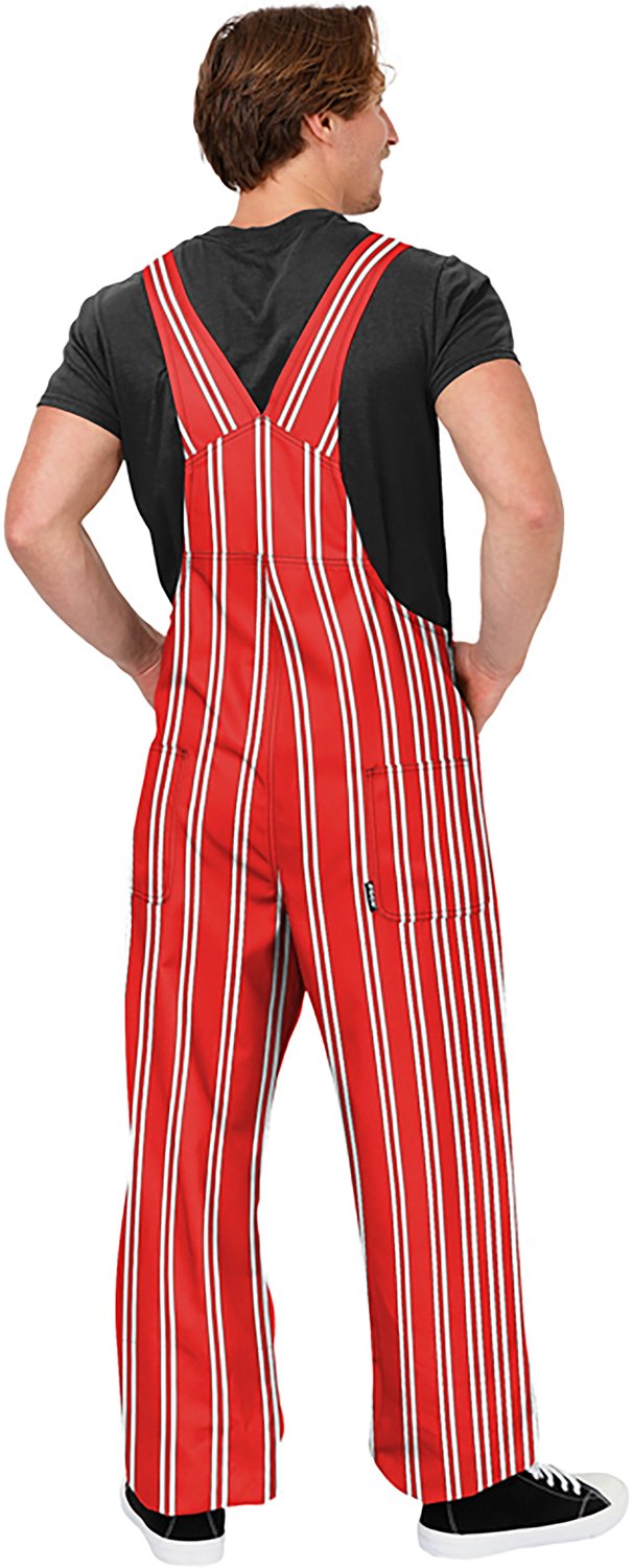 FOCO Men's Texas Tech Sideline Spirit Stripe Overalls - view number 2