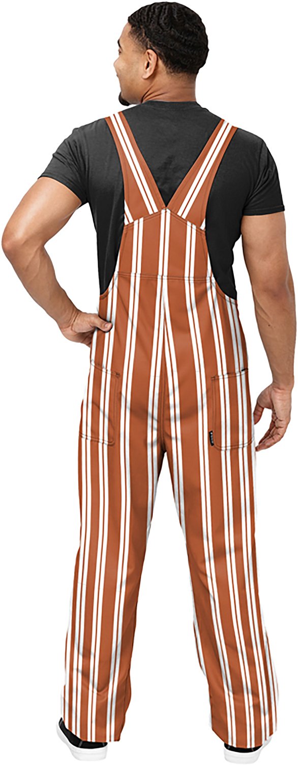 FOCO Men's Texas Sideline Spirit Stripe Overalls - view number 2