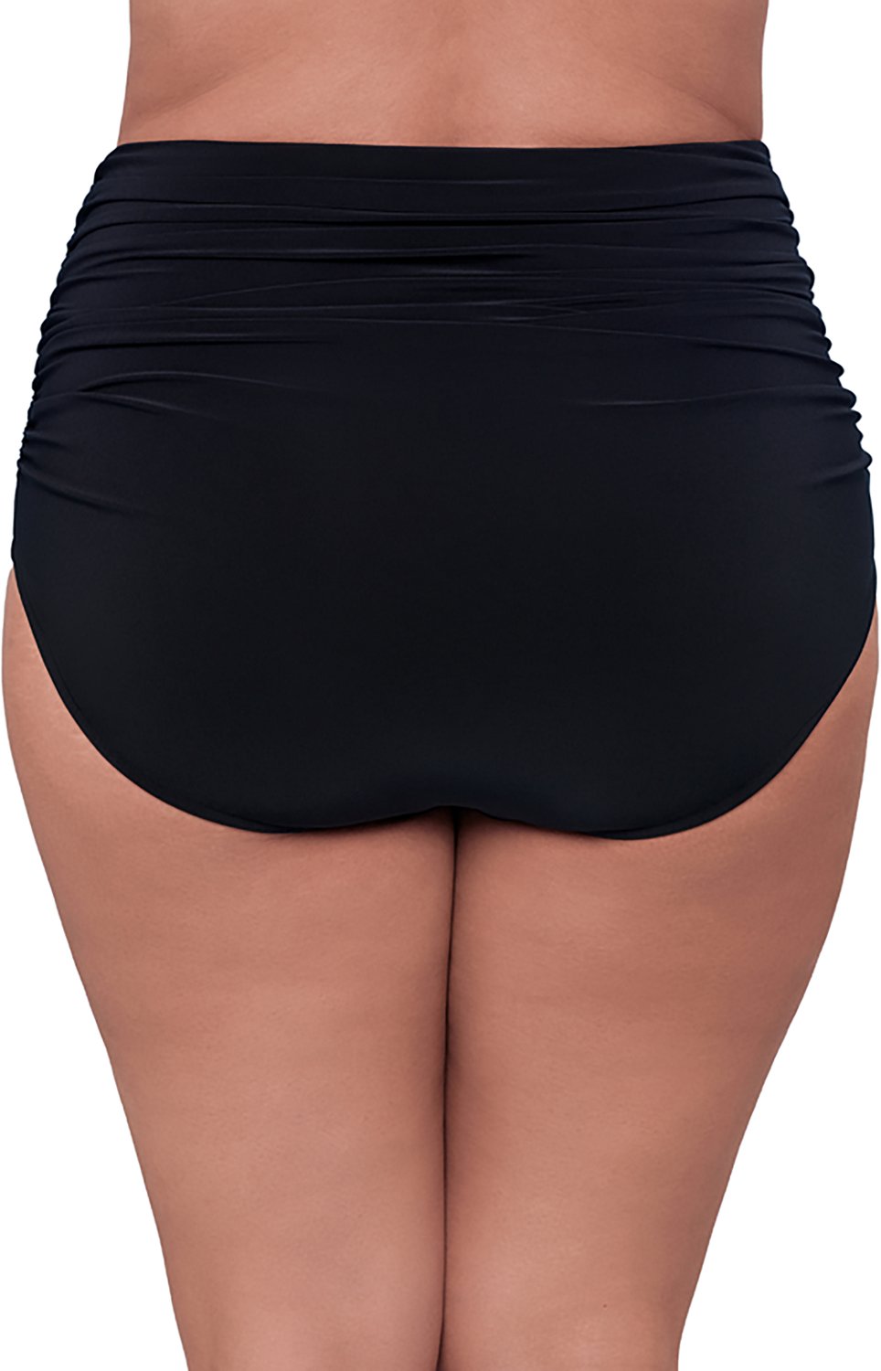 Trimshaper Women's Plus Solid High Shirred Brief - view number 2
