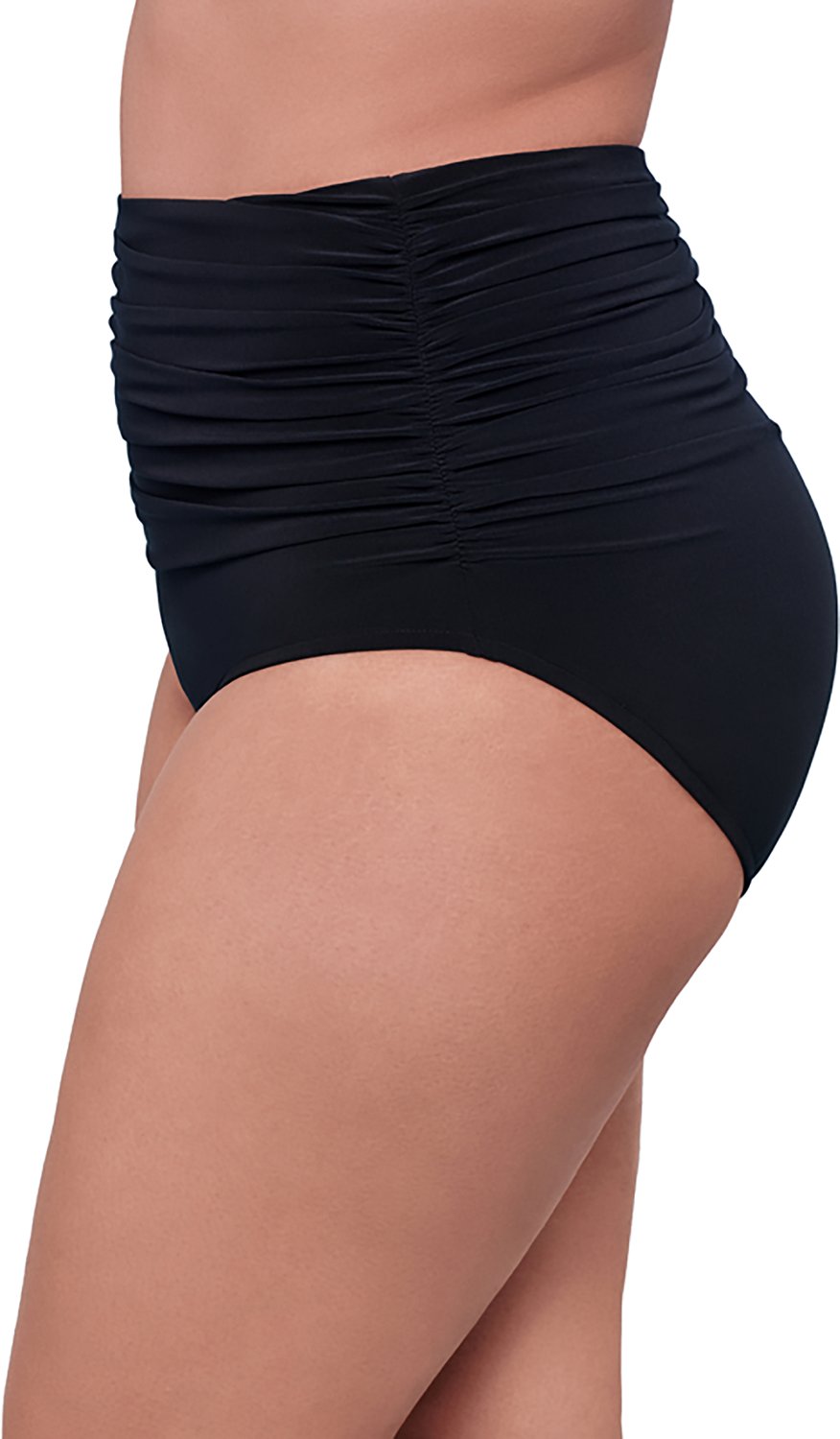 Trimshaper Women's Plus Solid High Shirred Brief - view number 3