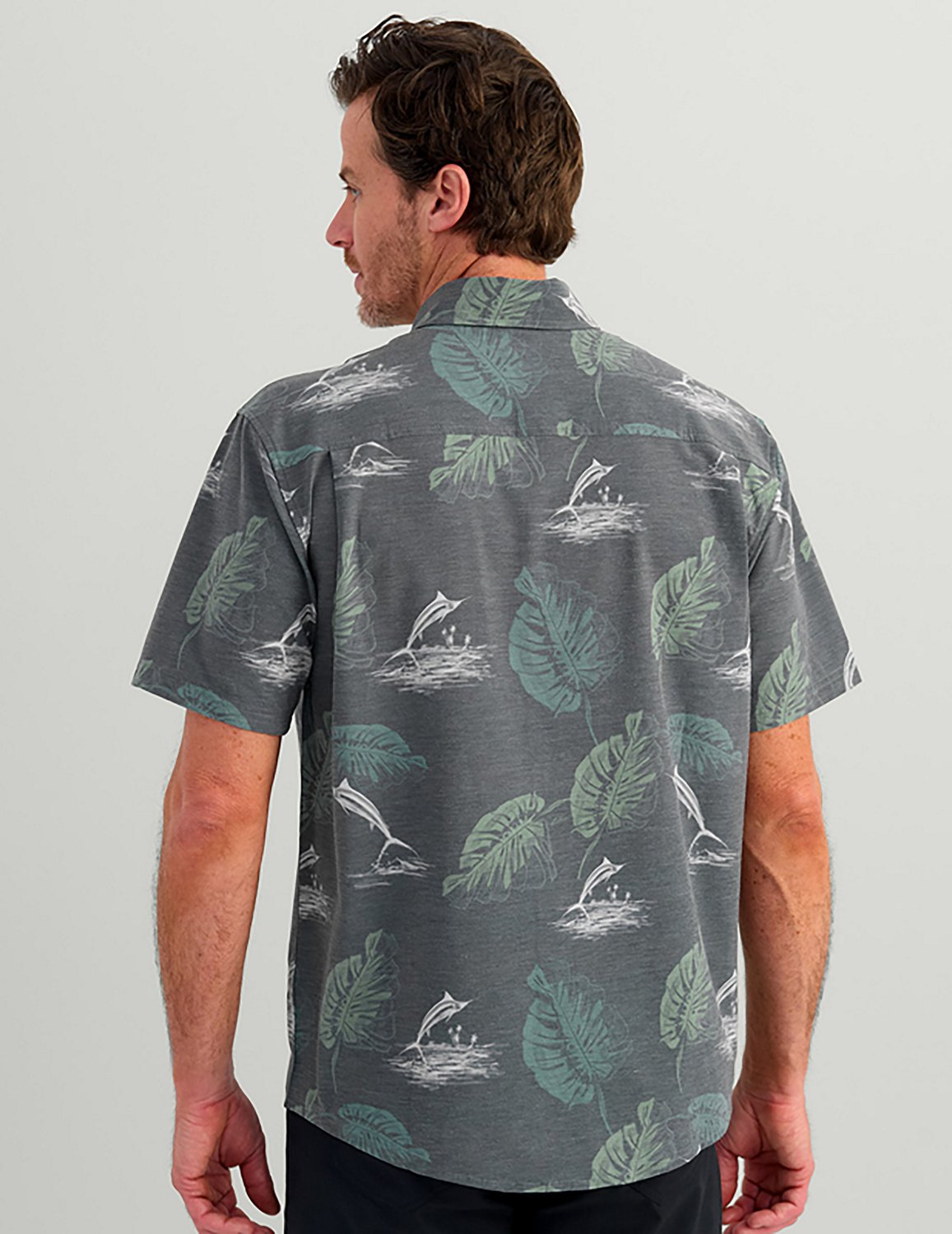 Huk Men's Kona Desert Rose Short Sleeve Shirt - view number 2