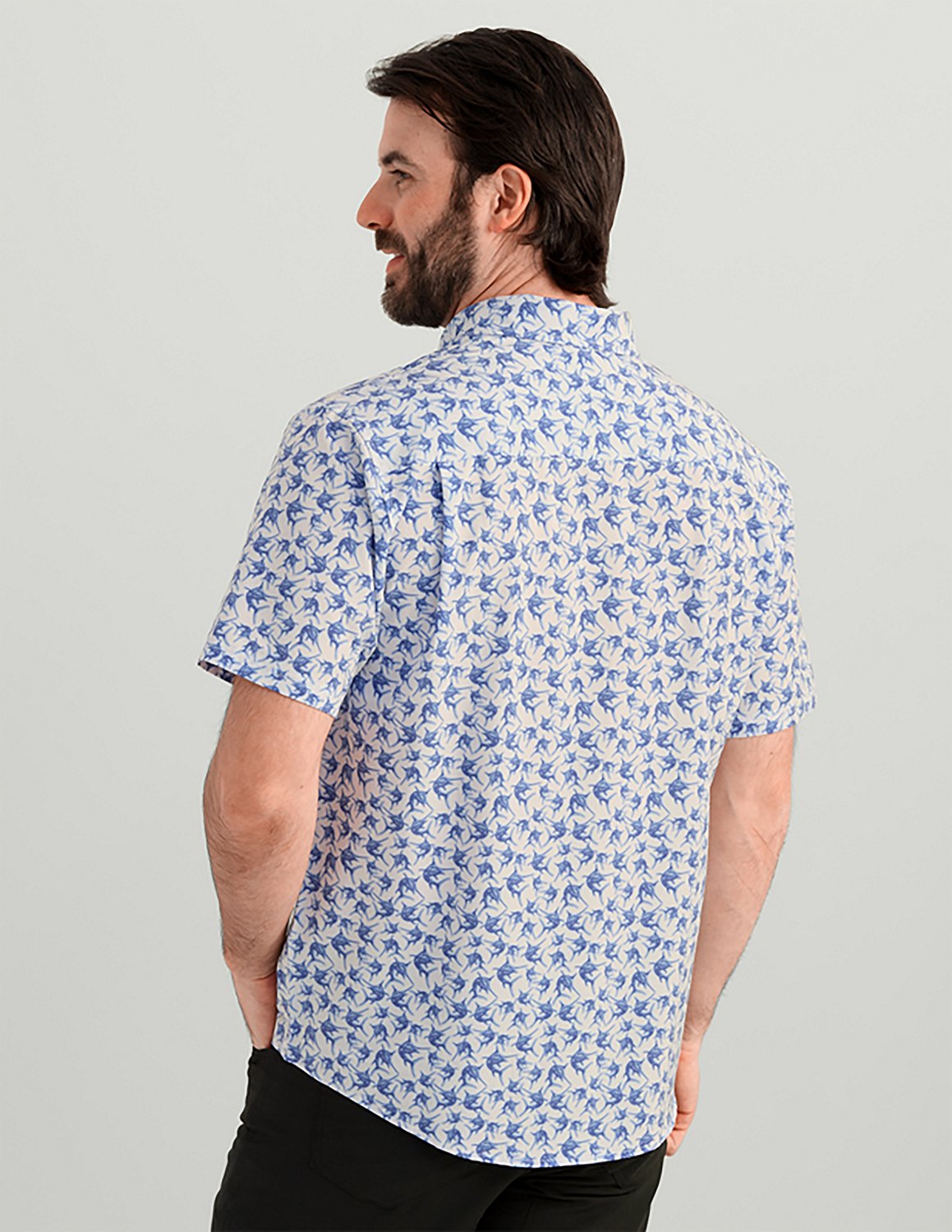 Huk Men's Kona Desert Rose Short Sleeve Shirt - view number 2